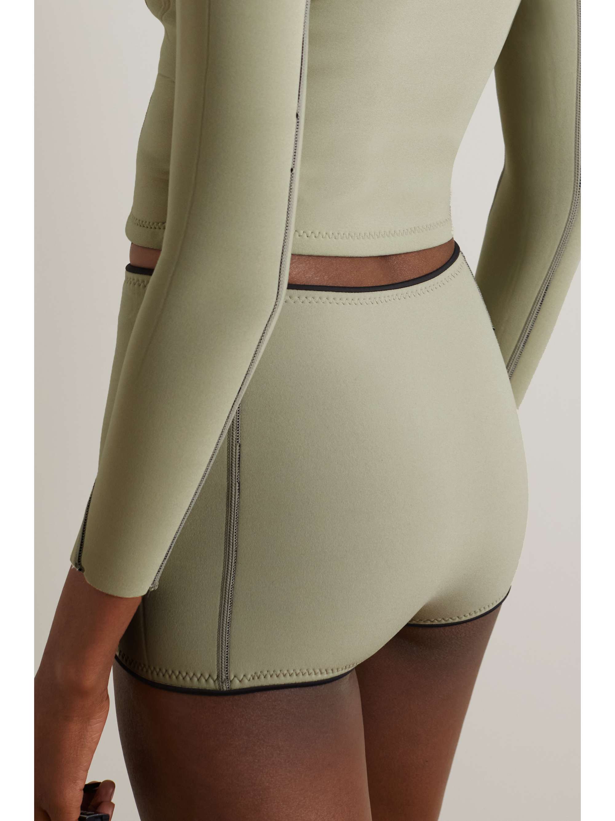 ABYSSE + NET SUSTAIN Parry bikini briefs