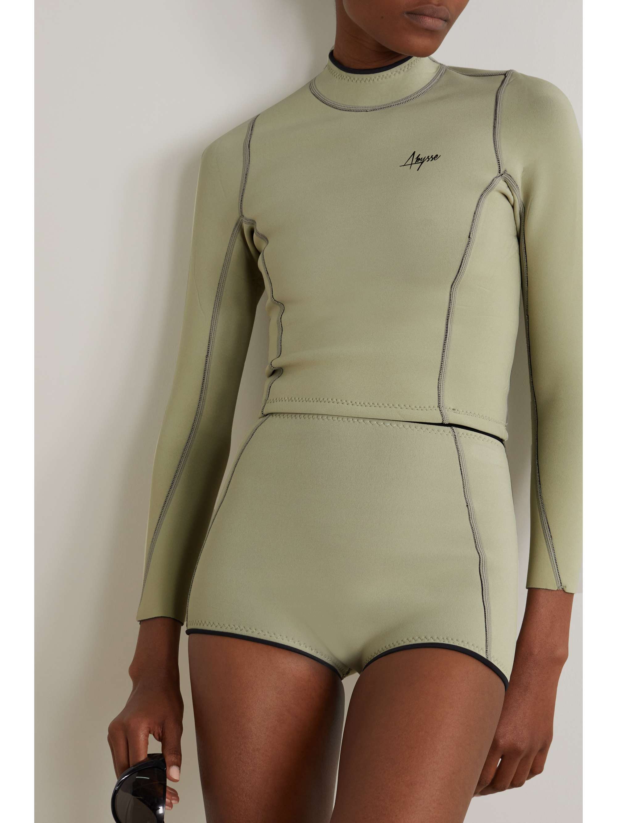 ABYSSE + NET SUSTAIN Parry bikini briefs