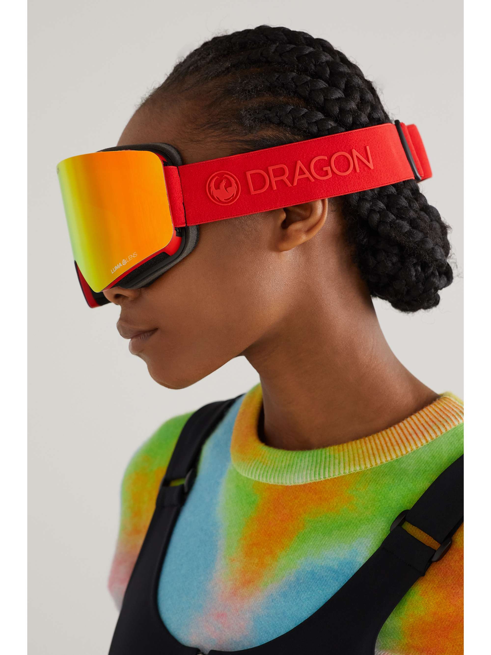 DRAGON R1 OTG mirrored ski goggles