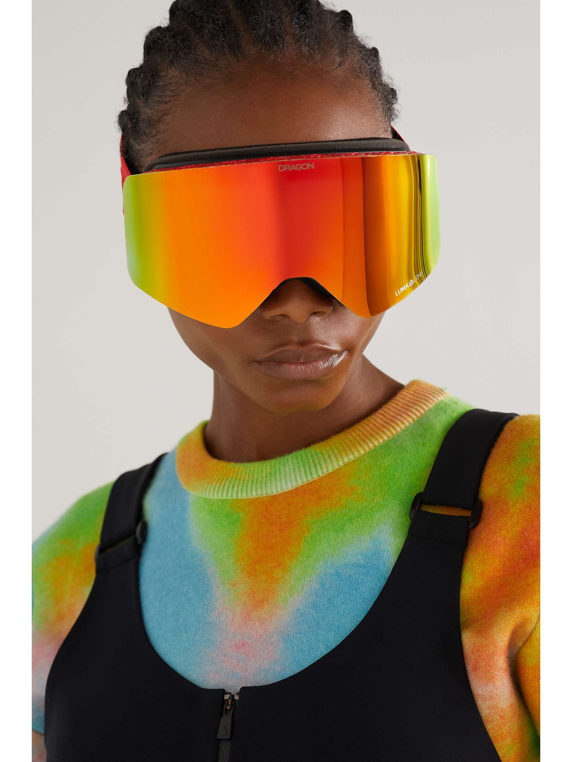 DRAGON R1 OTG mirrored ski goggles