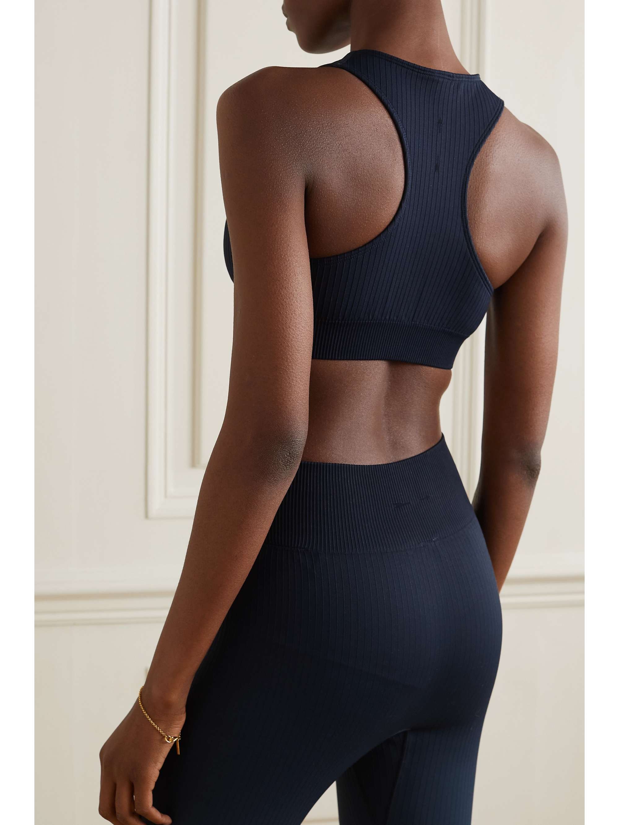 THE UPSIDE Anna Sport-BH aus geripptem Stretch-Strick