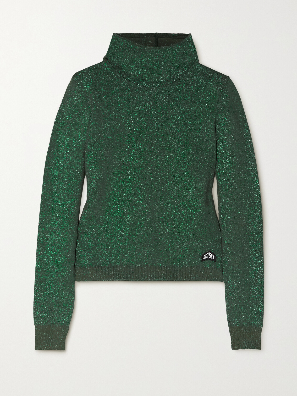 JETSET - Cap Turtle Metallic Knitted Hoodie - Green