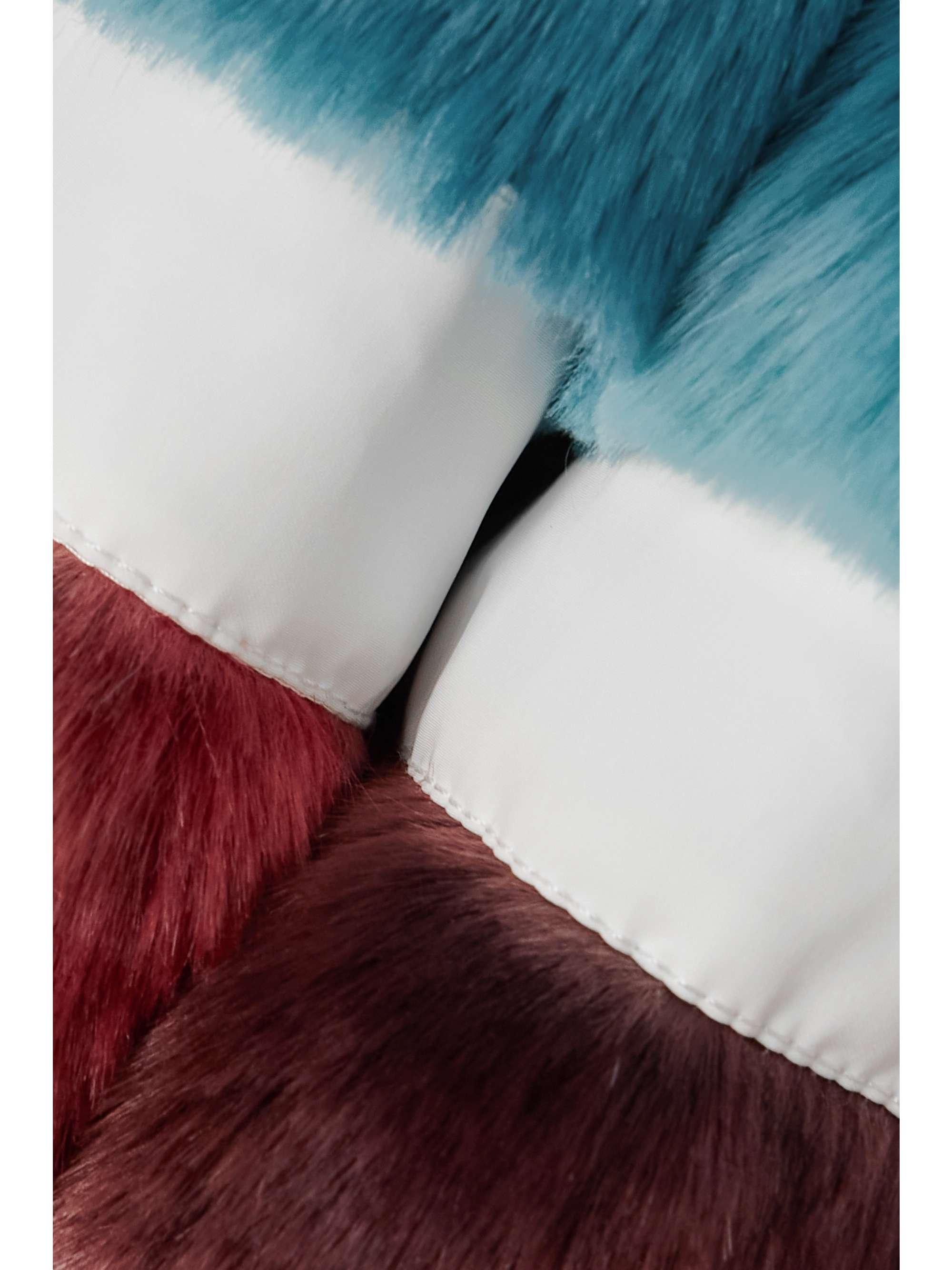 JETSET Paola hooded padded faux fur and shell jacket