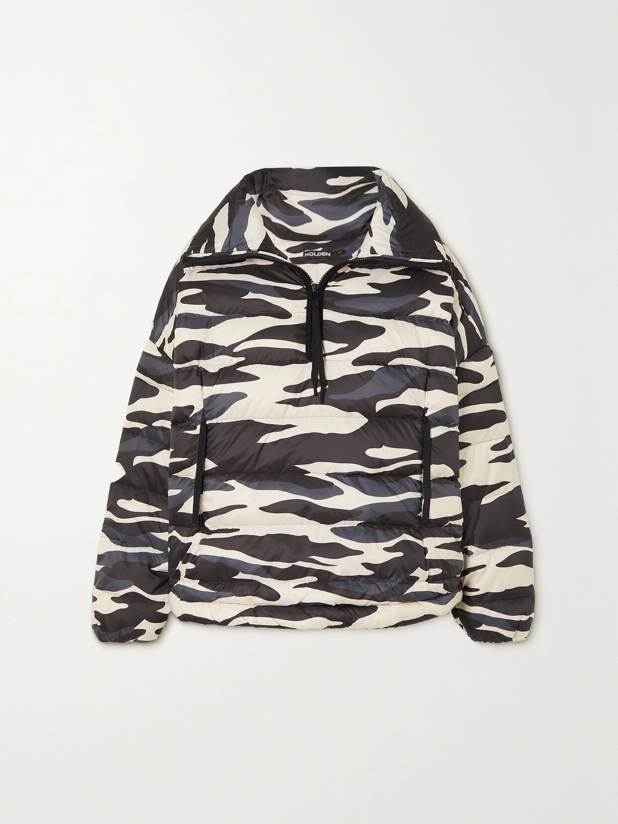 Holden - Camouflage-print Quilted Shell Down Jacket - Black