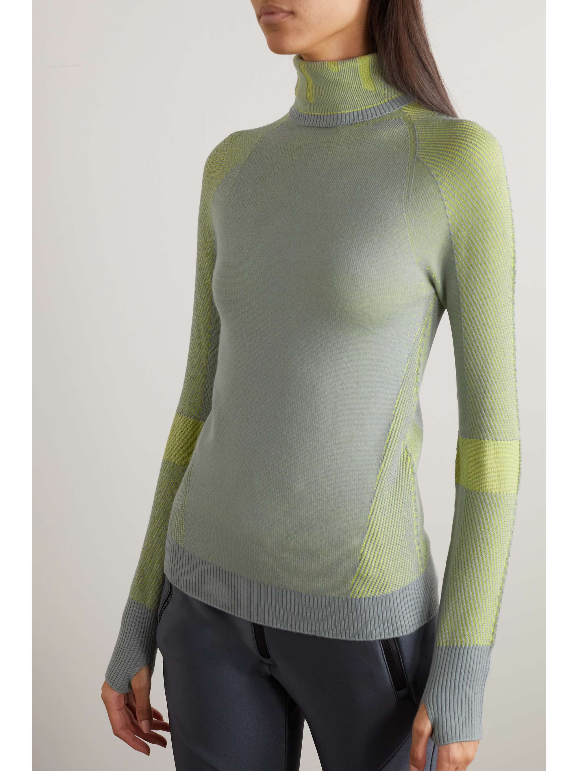 HOLDEN Airwarm Rollkragenpullover aus einer Merinowollmischung mit Stehkragen