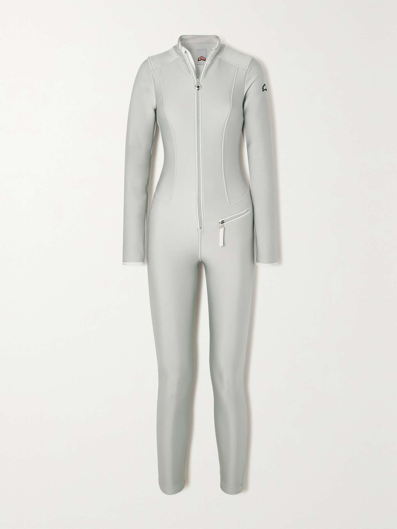 JETSET Racer Glam metallic ski suit NETAPORTER
