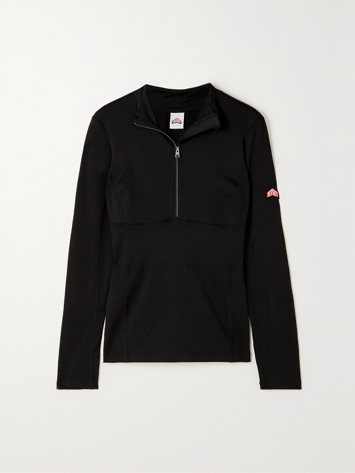 JETSET - Ginger Stretch-jersey Turtleneck Top - Black