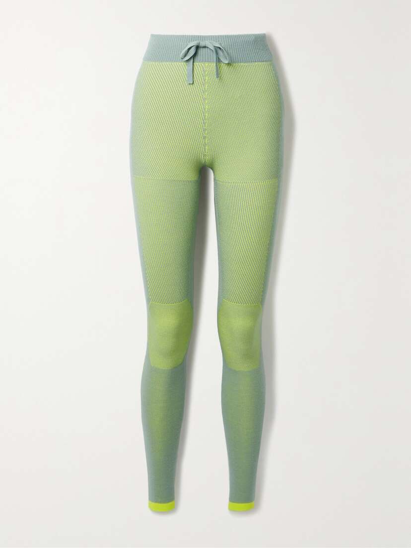 Holden Airwarm Two-tone Merino Wool-blend Leggings