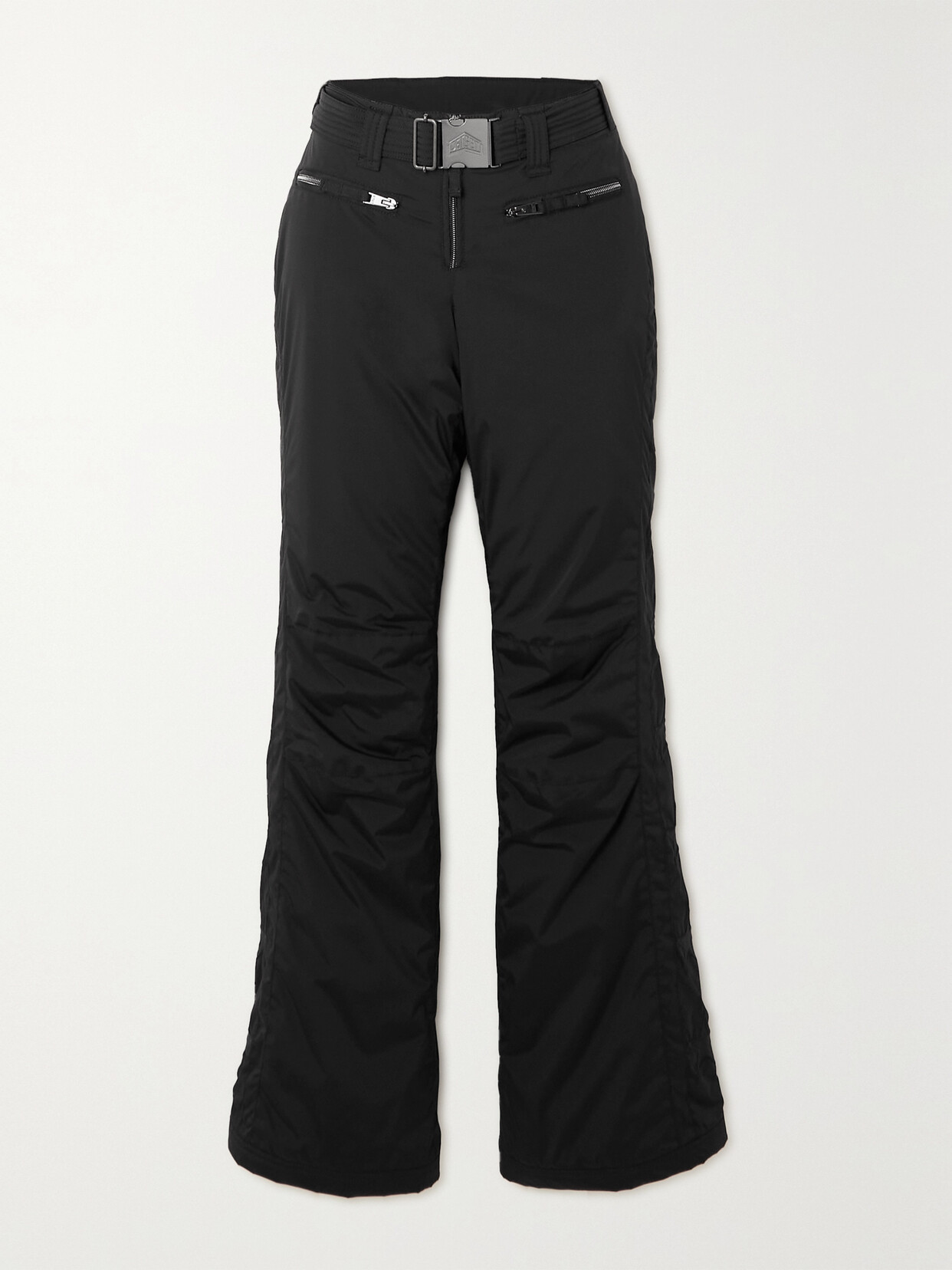 JETSET - Starred Uni Belted Flared Ski Pants - Black