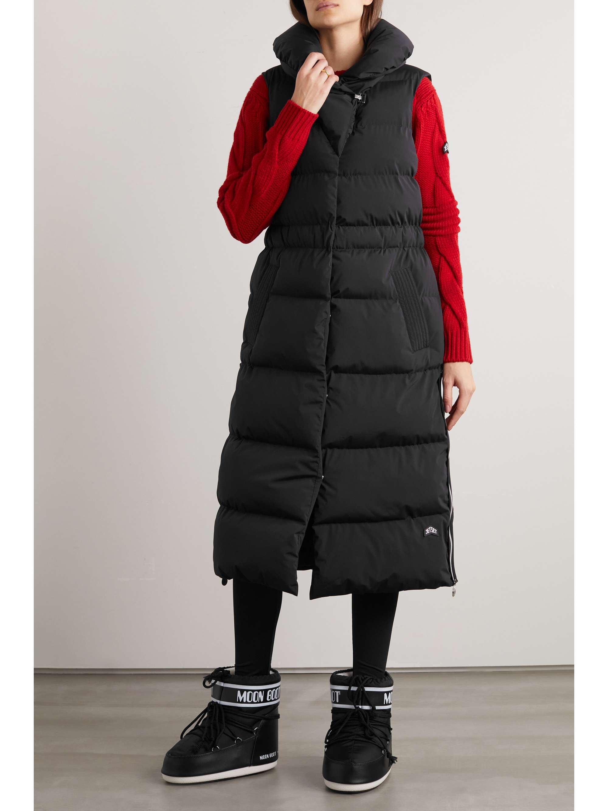 JETSET Gilet imbottito in tessuto shell Gloria