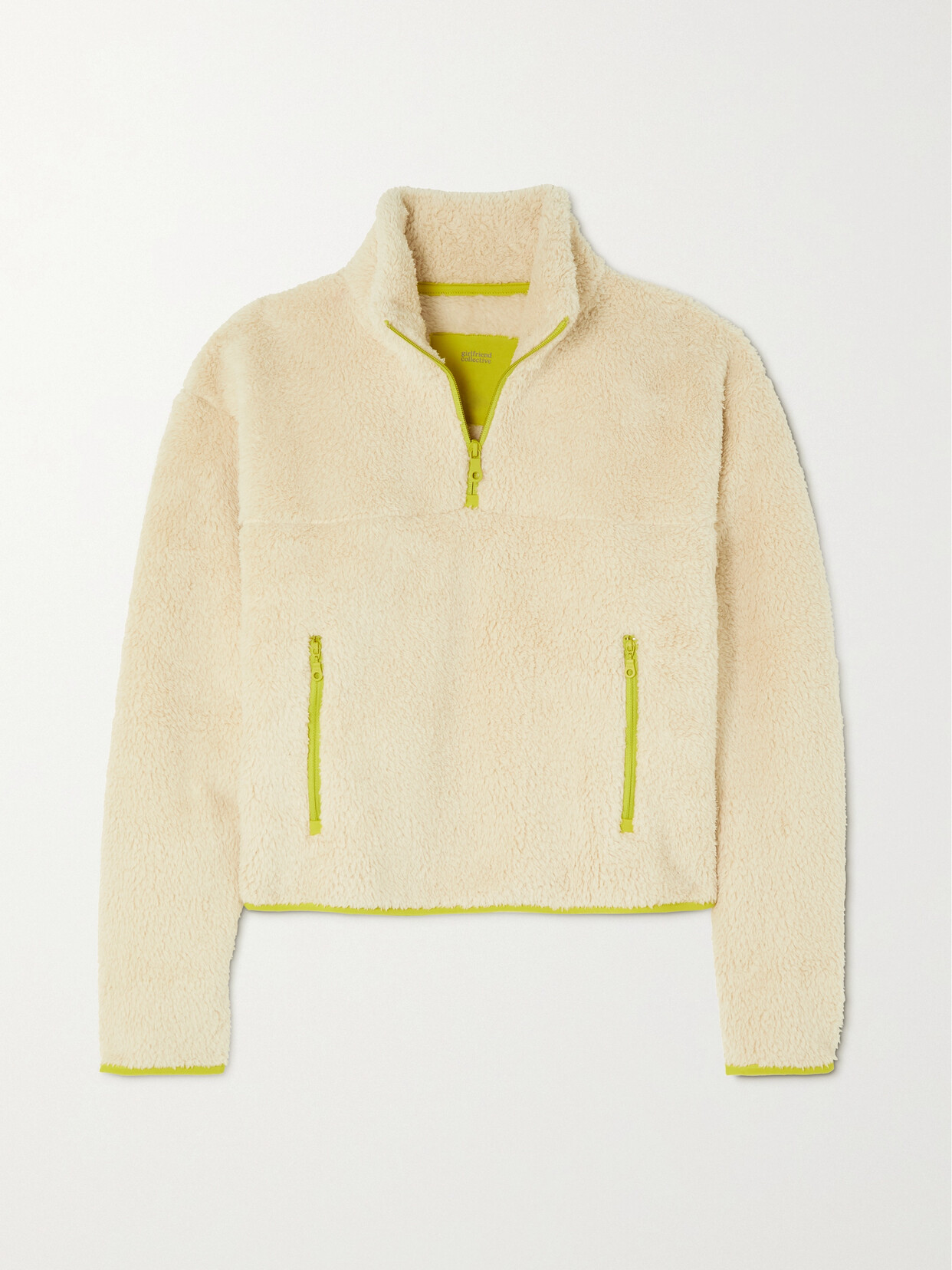 Girlfriend Collective - Recycled Fleece Sweatshirt - Cream