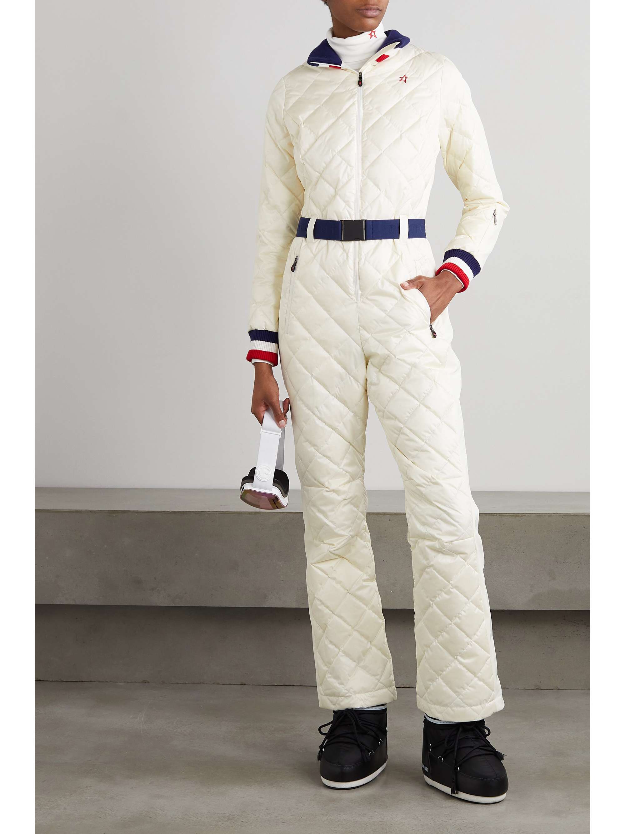 Quilted Ski Suit with Jaiscape Patches