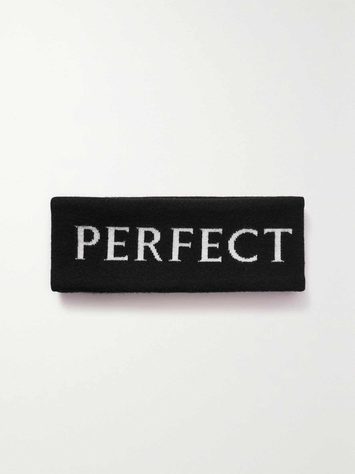 Perfect Moment - Merino Wool-jacquard Headband - Black