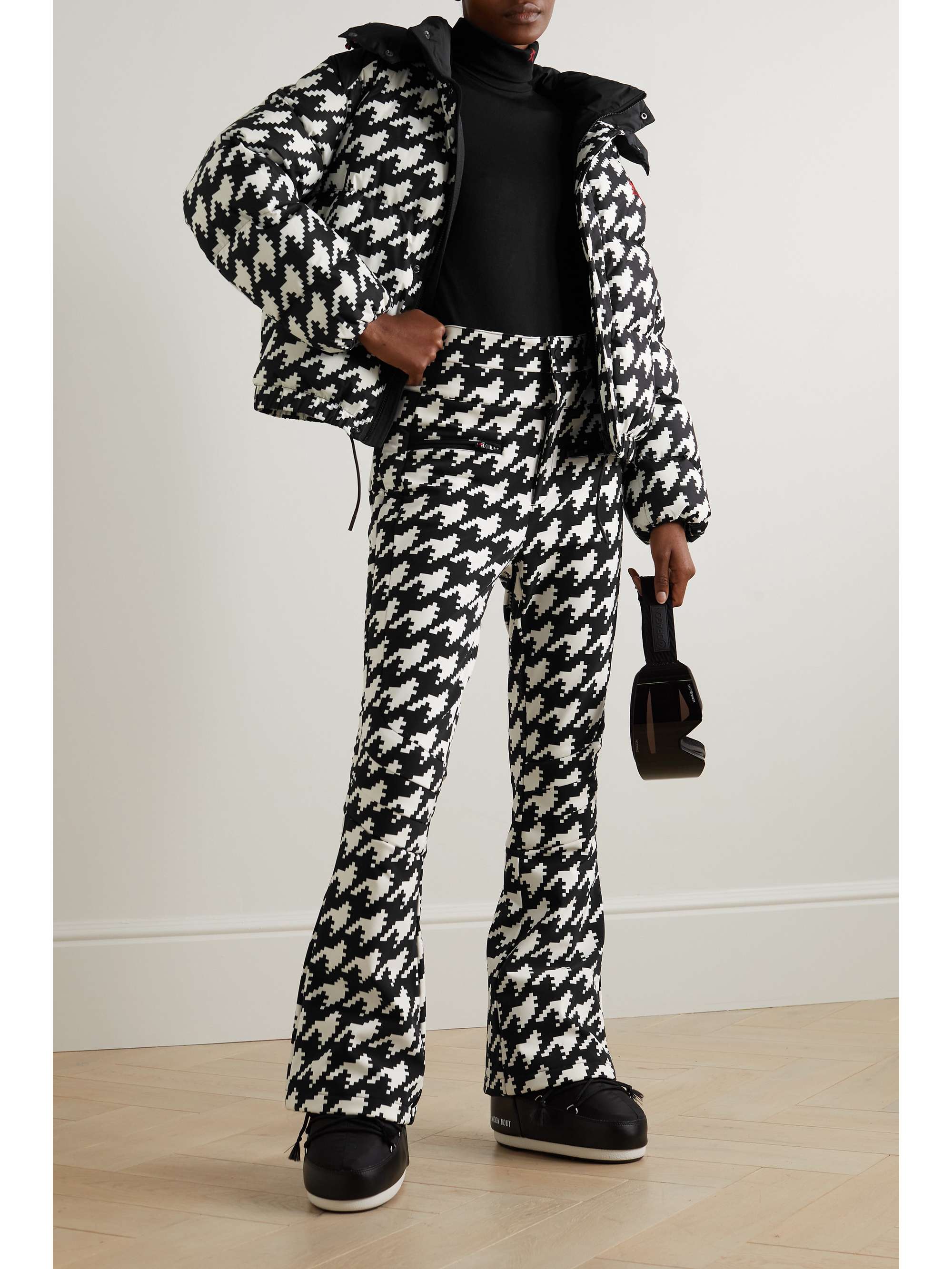 perfect moment houndstooth ski pants