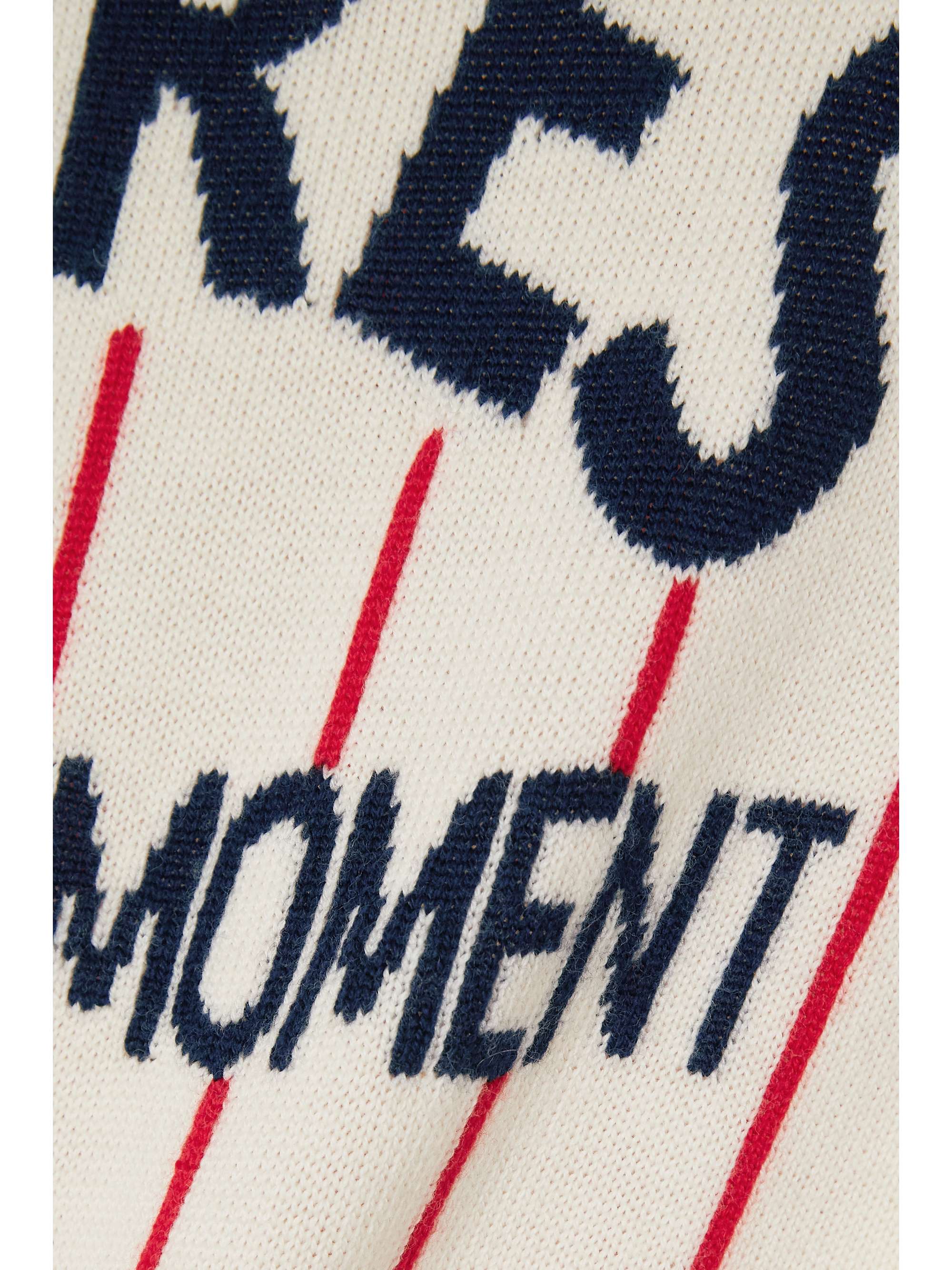 PERFECT MOMENT Slalom gestreifter Pullover aus Merinowolle