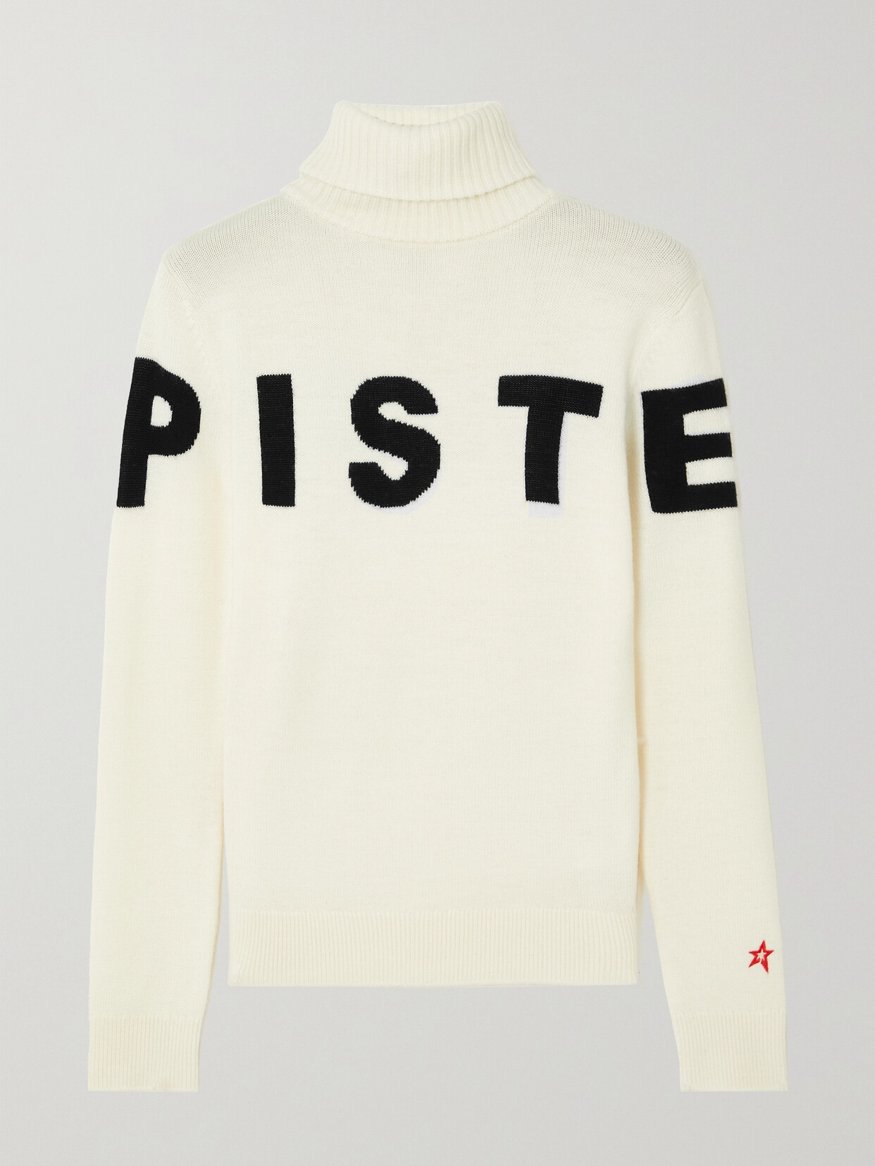 PERFECT MOMENT PISTE MERINO WOOL-JACQUARD TURTLENECK SWEATER