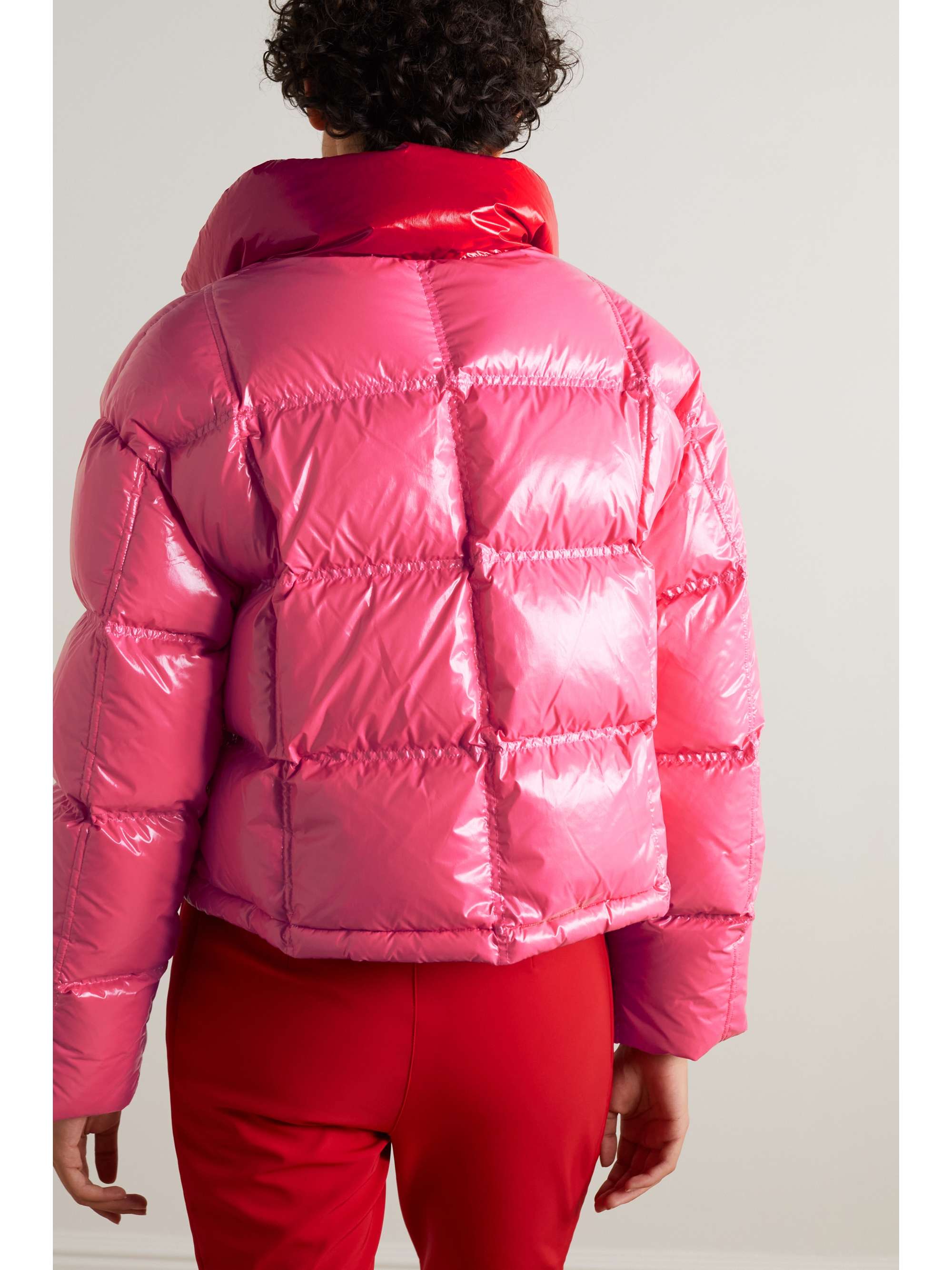 PERFECT MOMENT Nevada quilted glossedshell down ski jacket NETAPORTER