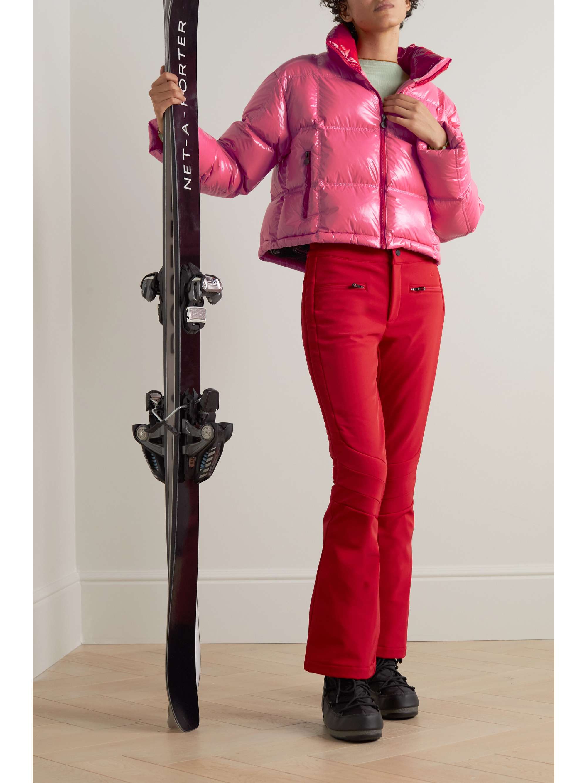 PERFECT MOMENT Nevada quilted glossedshell down ski jacket NETAPORTER