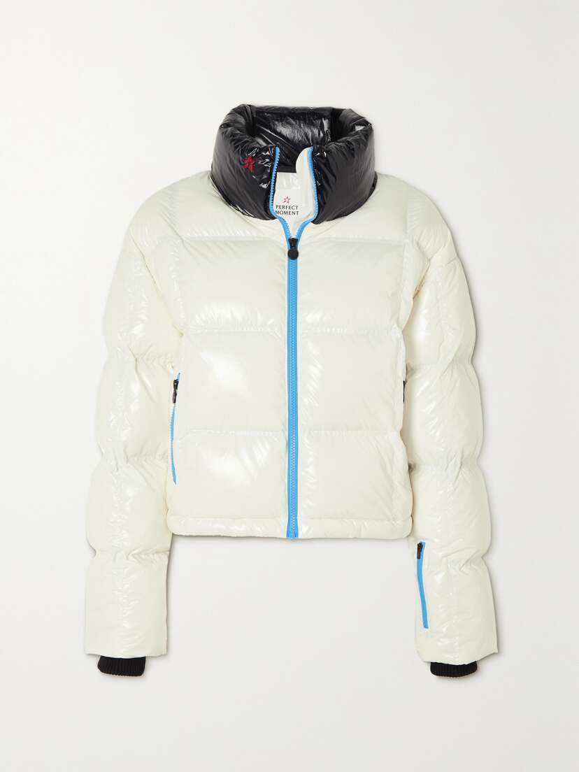 Perfect Moment Nevada Quilted Glossed-shell Down Ski Jacket
