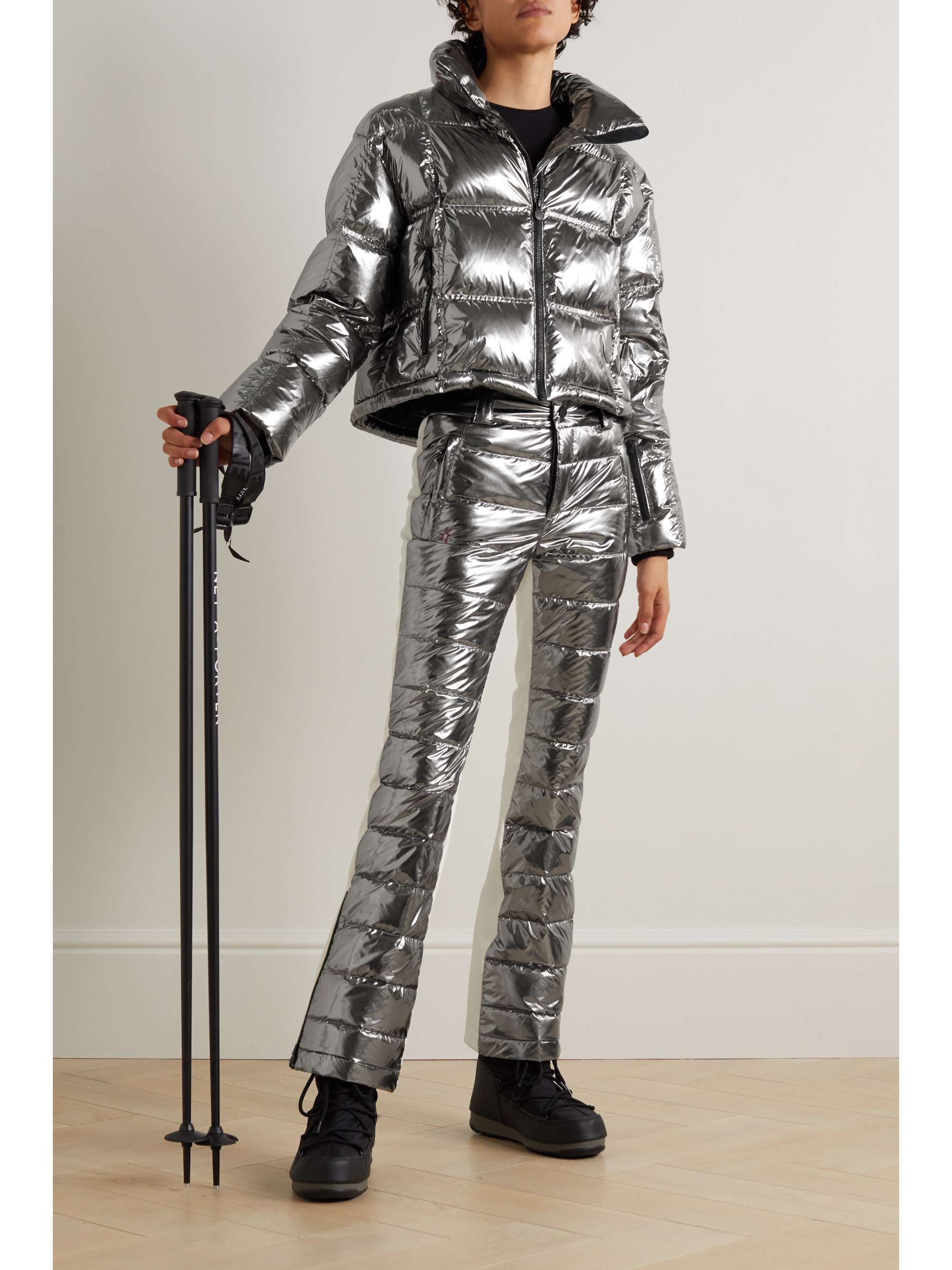 PERFECT MOMENT Nevada quilted glossedshell down ski jacket NETAPORTER