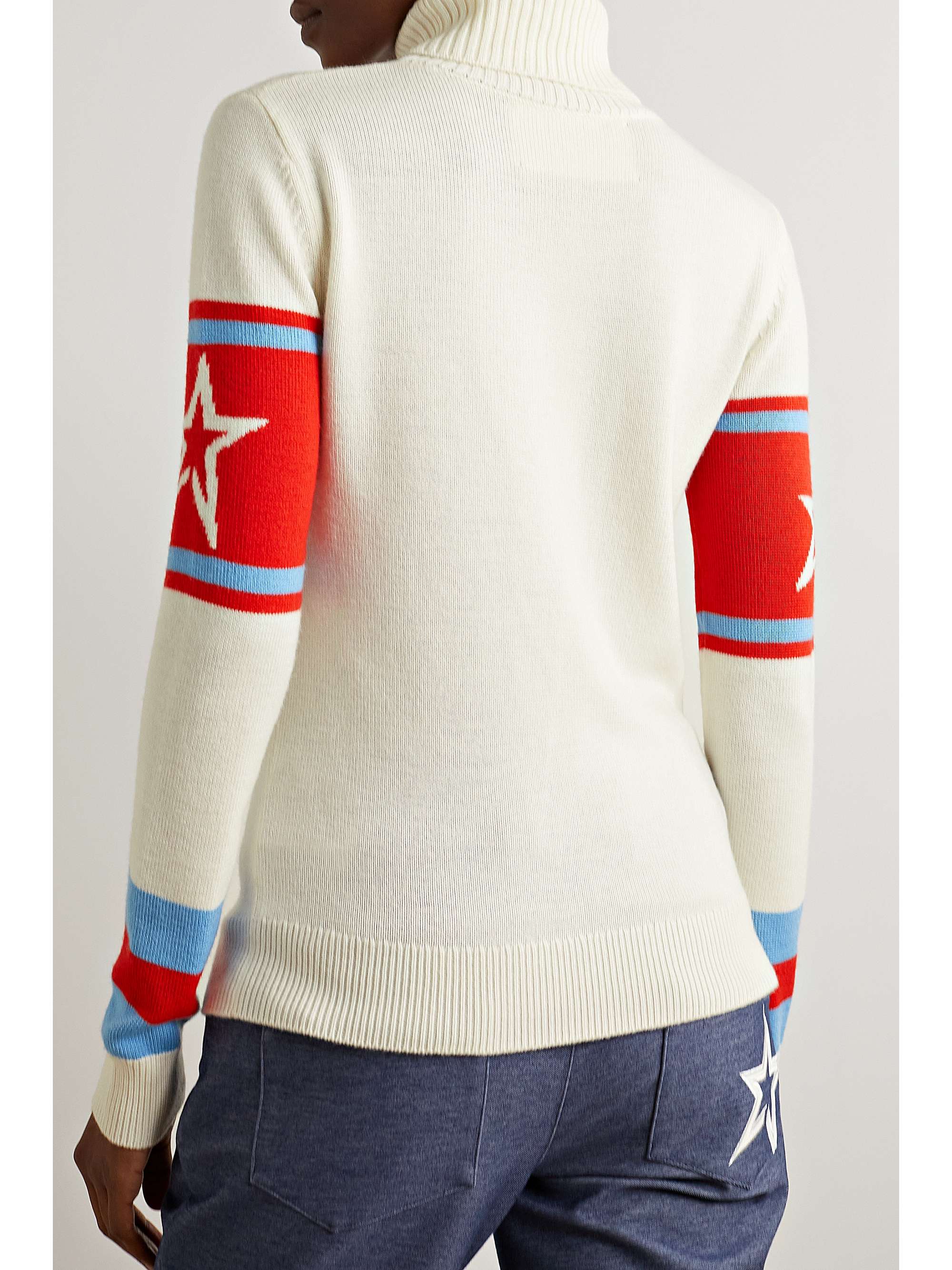White Schild striped merino wool 