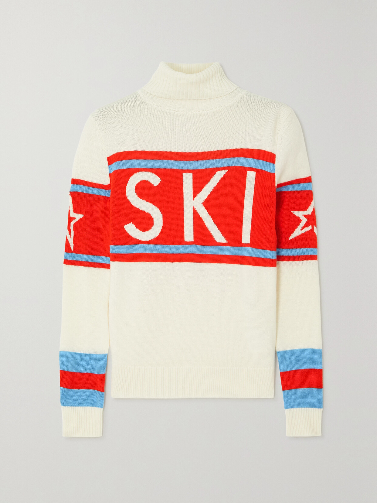 Perfect Moment Ski Merino Jumper In White
