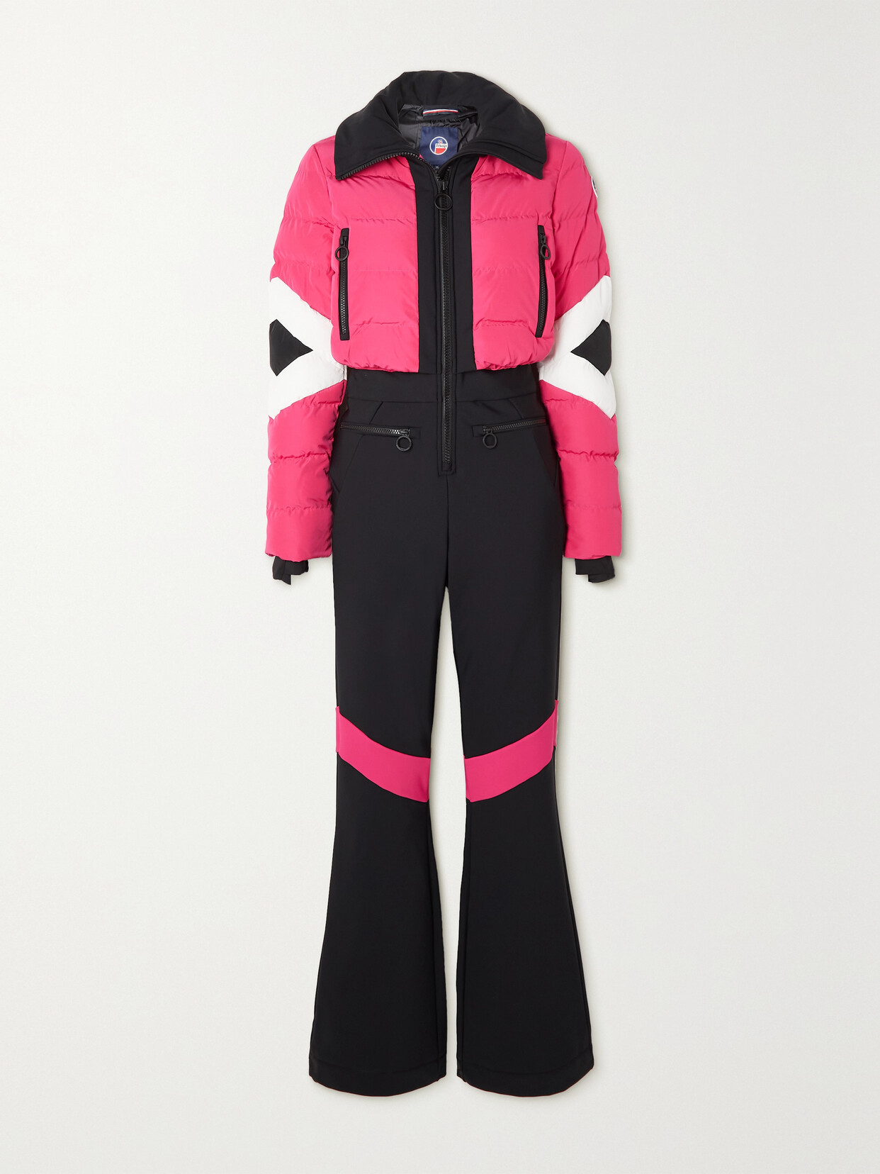 Fusalp - Clarisse Quilted Color-block Ski Suit - Pink