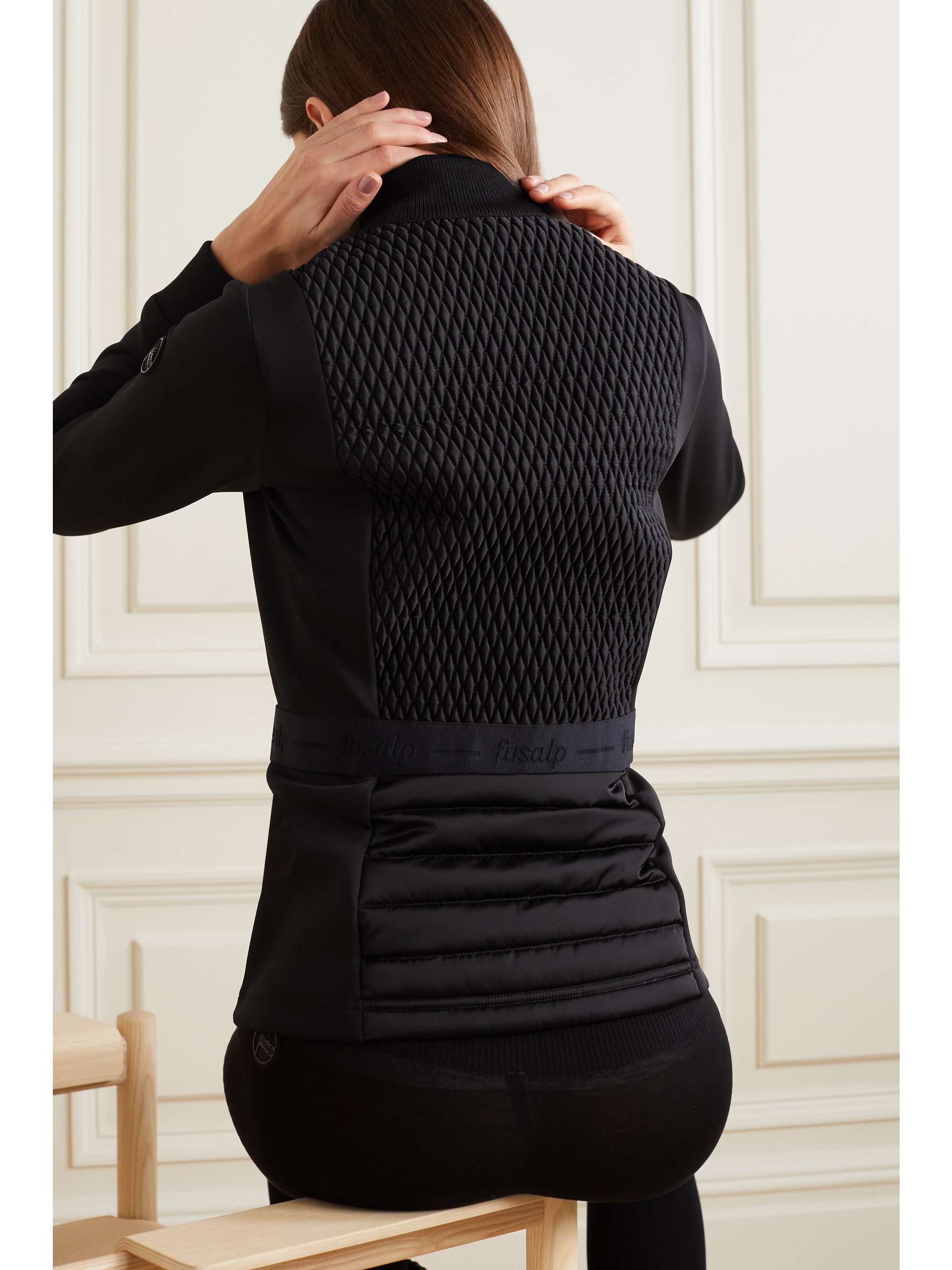 FUSALP Meryl gesteppte Skijacke aus Shell und Stretch-Jersey