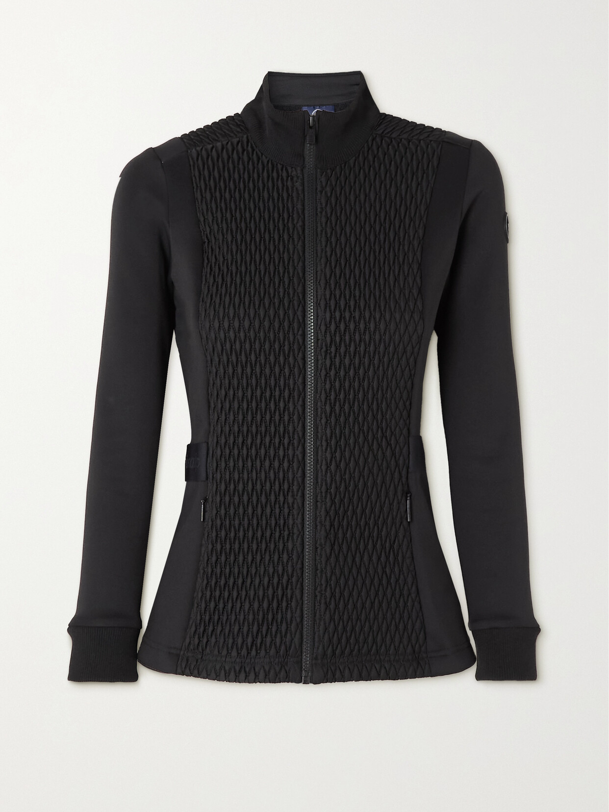 FUSALP MERYL QUILTED PANELED SHELL AND STRETCH-JERSEY SKI JACKET