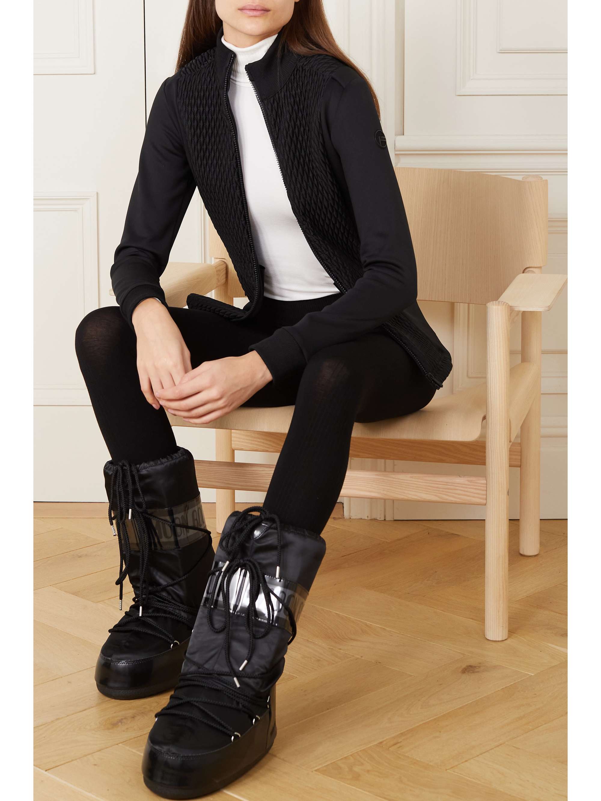 FUSALP Meryl gesteppte Skijacke aus Shell und Stretch-Jersey