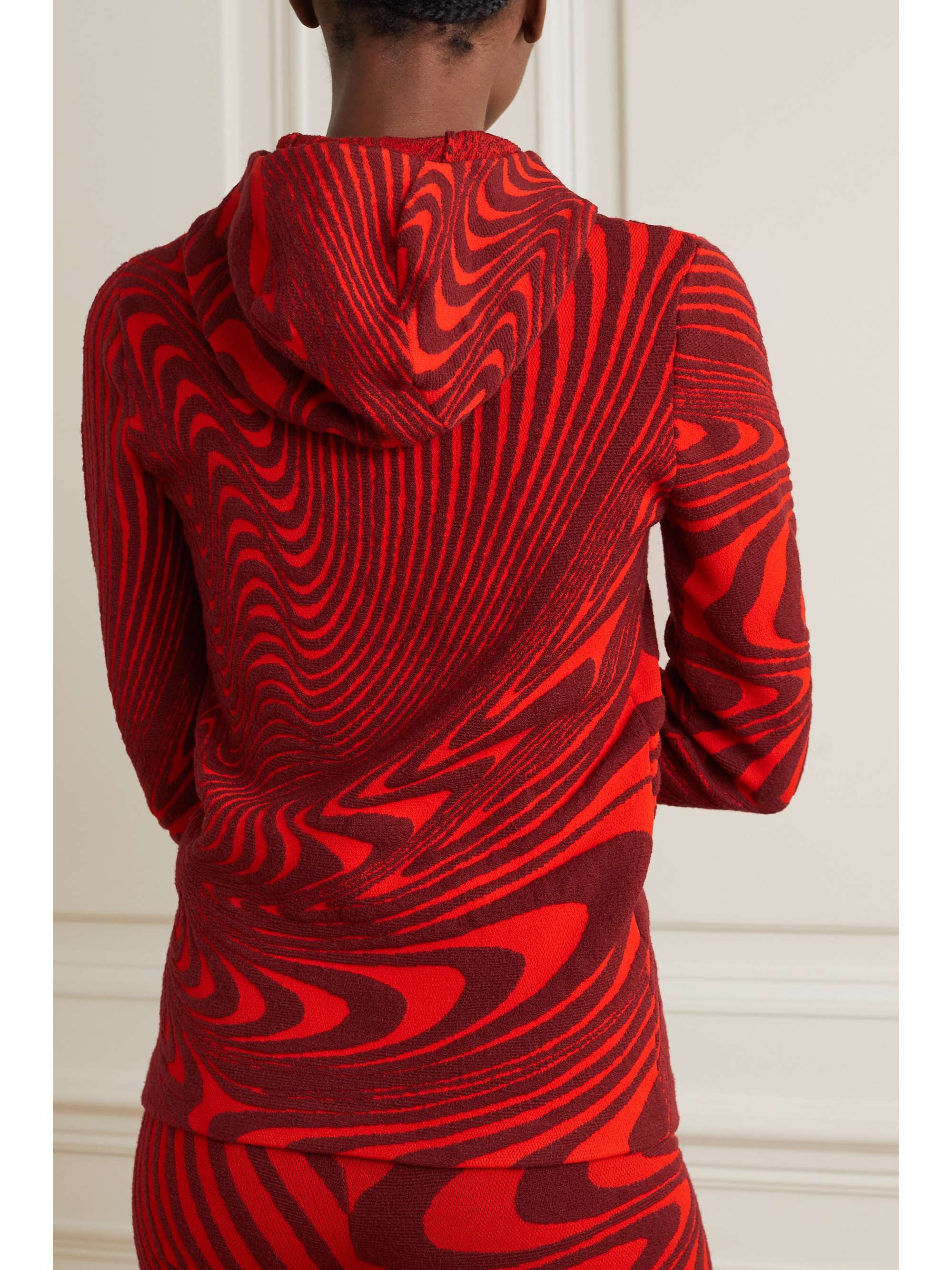 AZTECH MOUNTAIN + Ed Curtis Felpa con cappuccio in jacquard di misto lana Off-piste