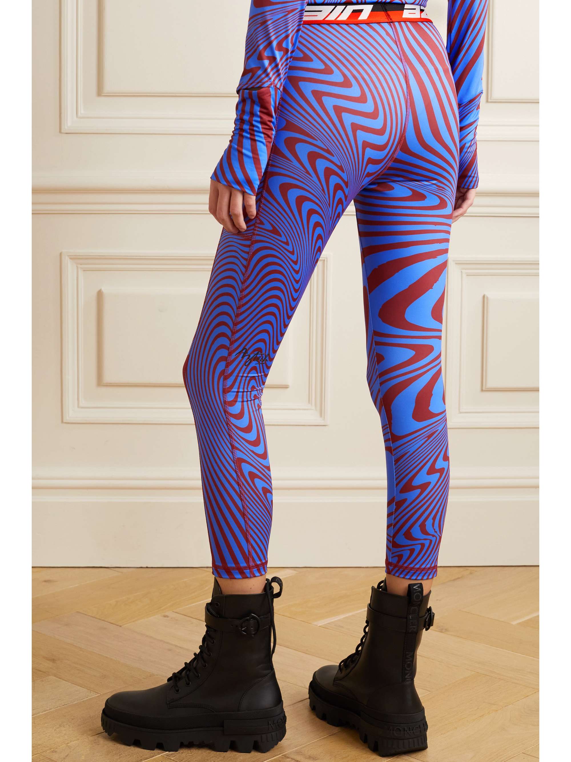 AZTECH MOUNTAIN Next To Skin printed stretch-jersey leggings