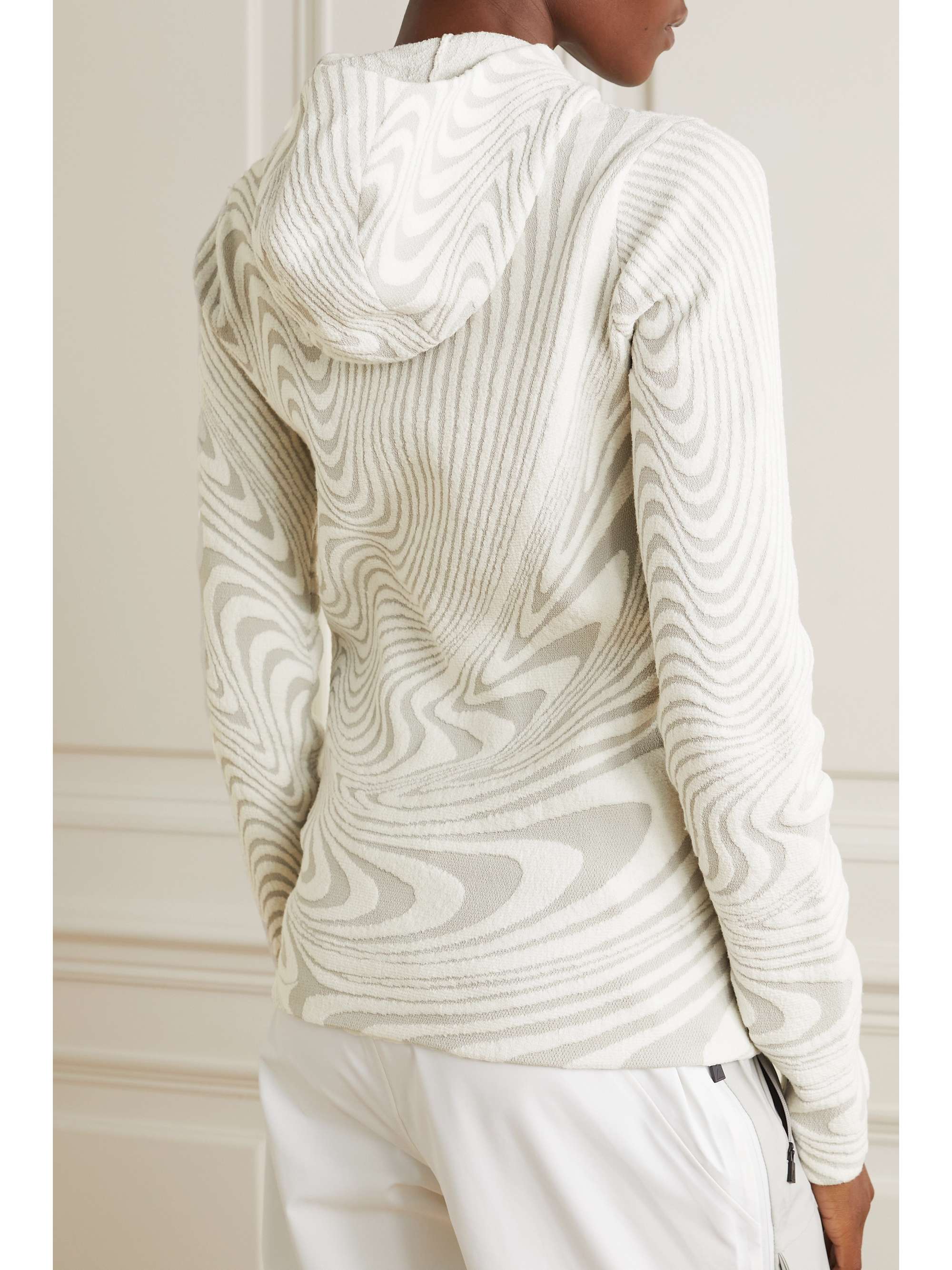 AZTECH MOUNTAIN + Ed Curtis Off-piste wool-blend jacquard hoodie