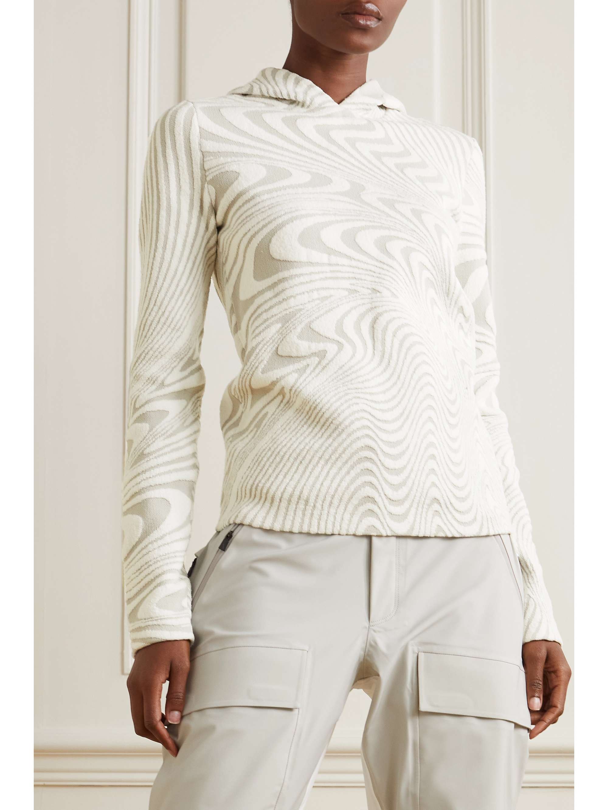 AZTECH MOUNTAIN + Ed Curtis Off-piste wool-blend jacquard hoodie