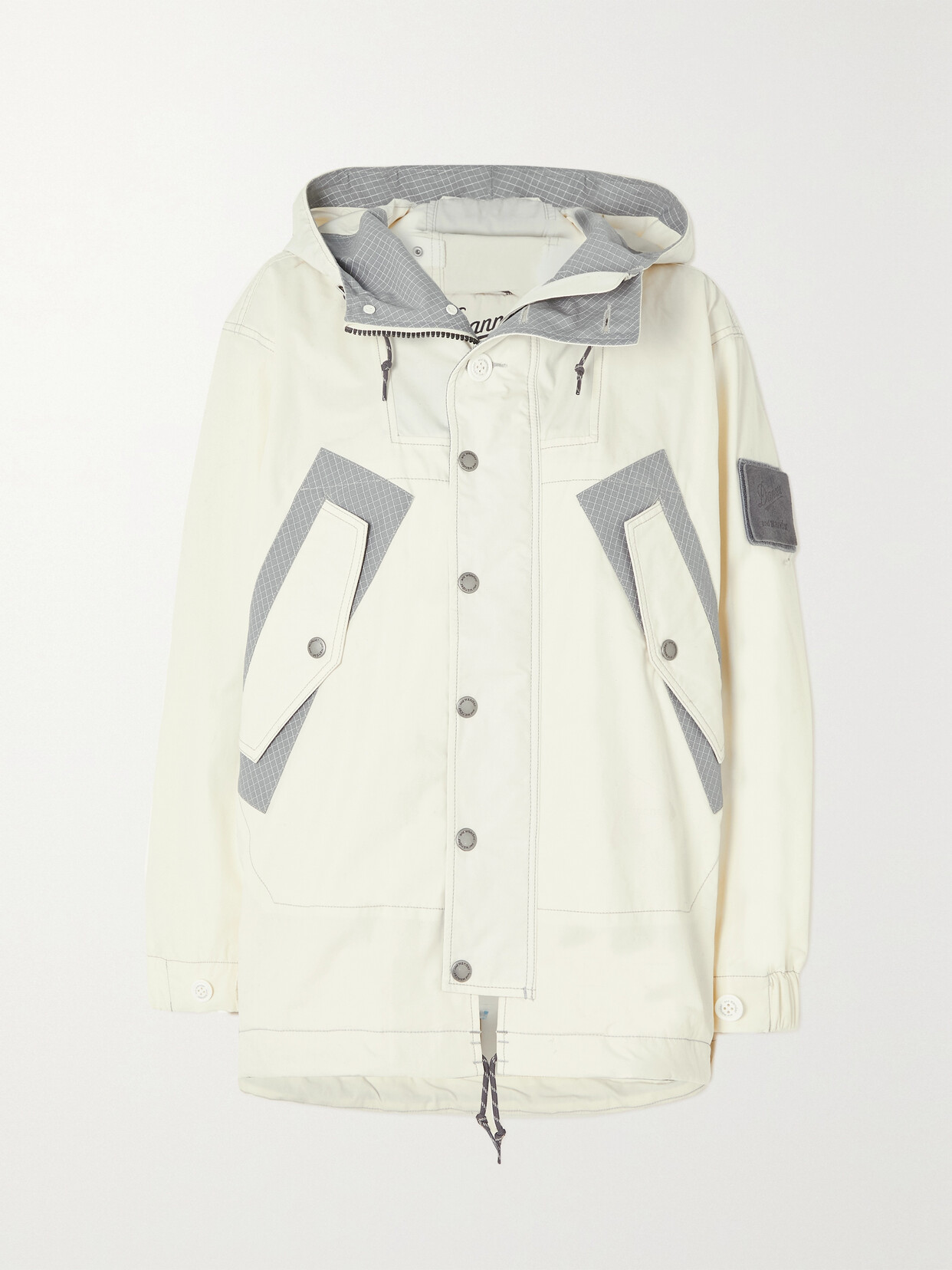 And Wander - + Danner Oversized Hooded Cotton-blend Parka - Off-white