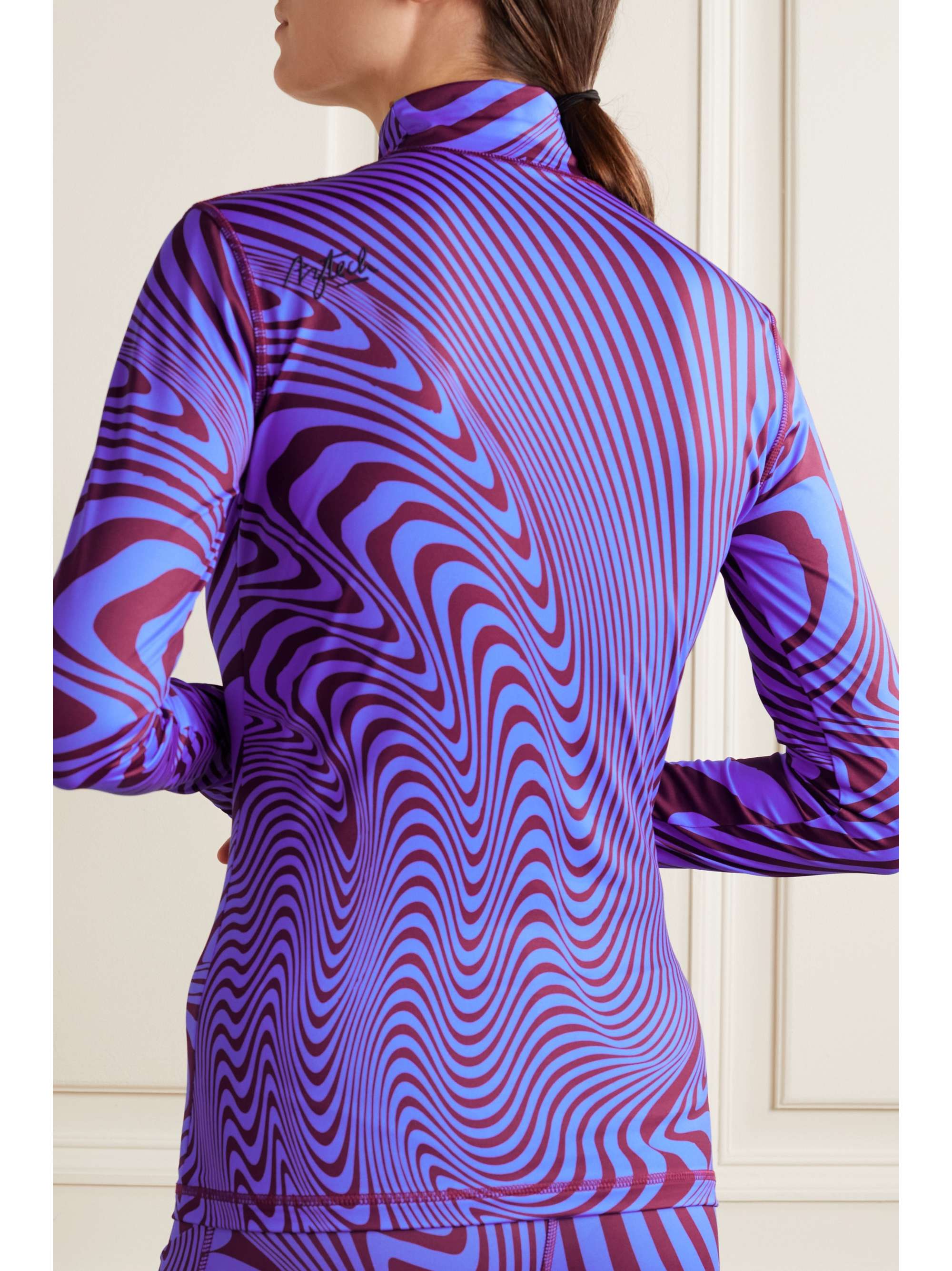 AZTECH MOUNTAIN Next to Skin Skioberteil aus Stretch-Jersey mit Stehkragen