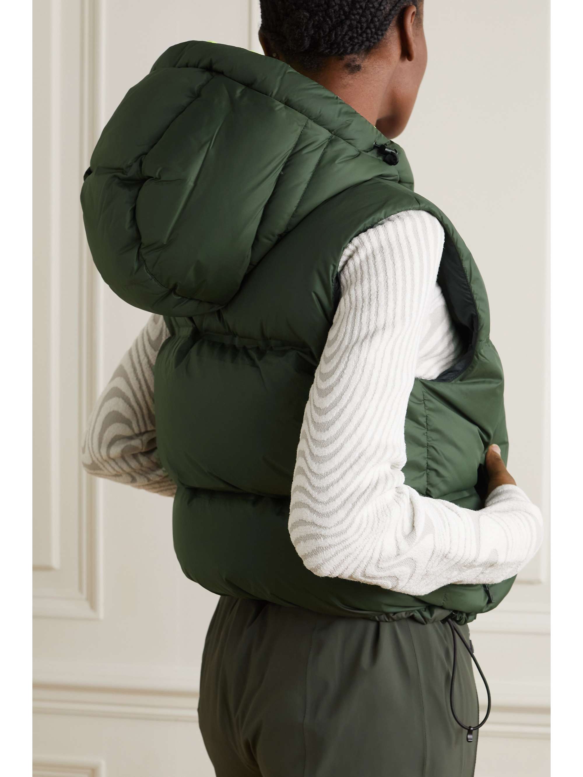 AZTECH MOUNTAIN Snowbird hooded quilted shell down gilet