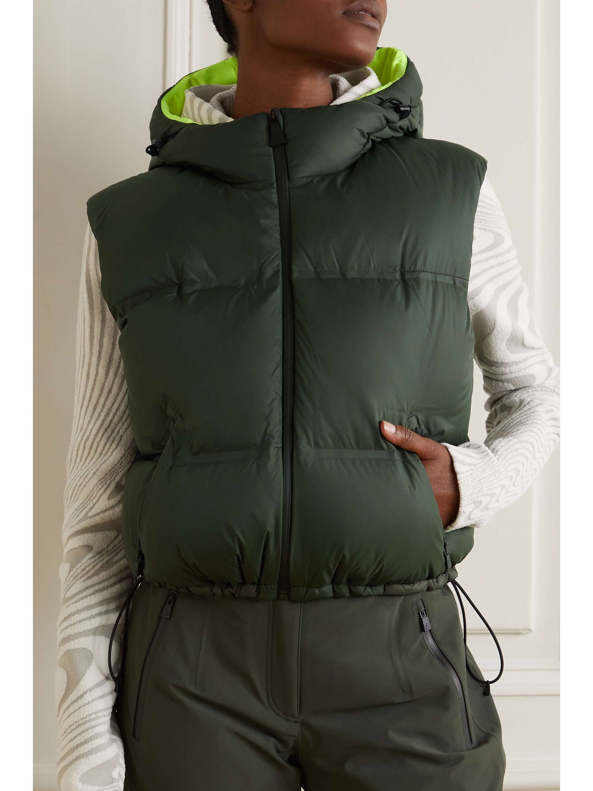 AZTECH MOUNTAIN Snowbird hooded quilted shell down gilet
