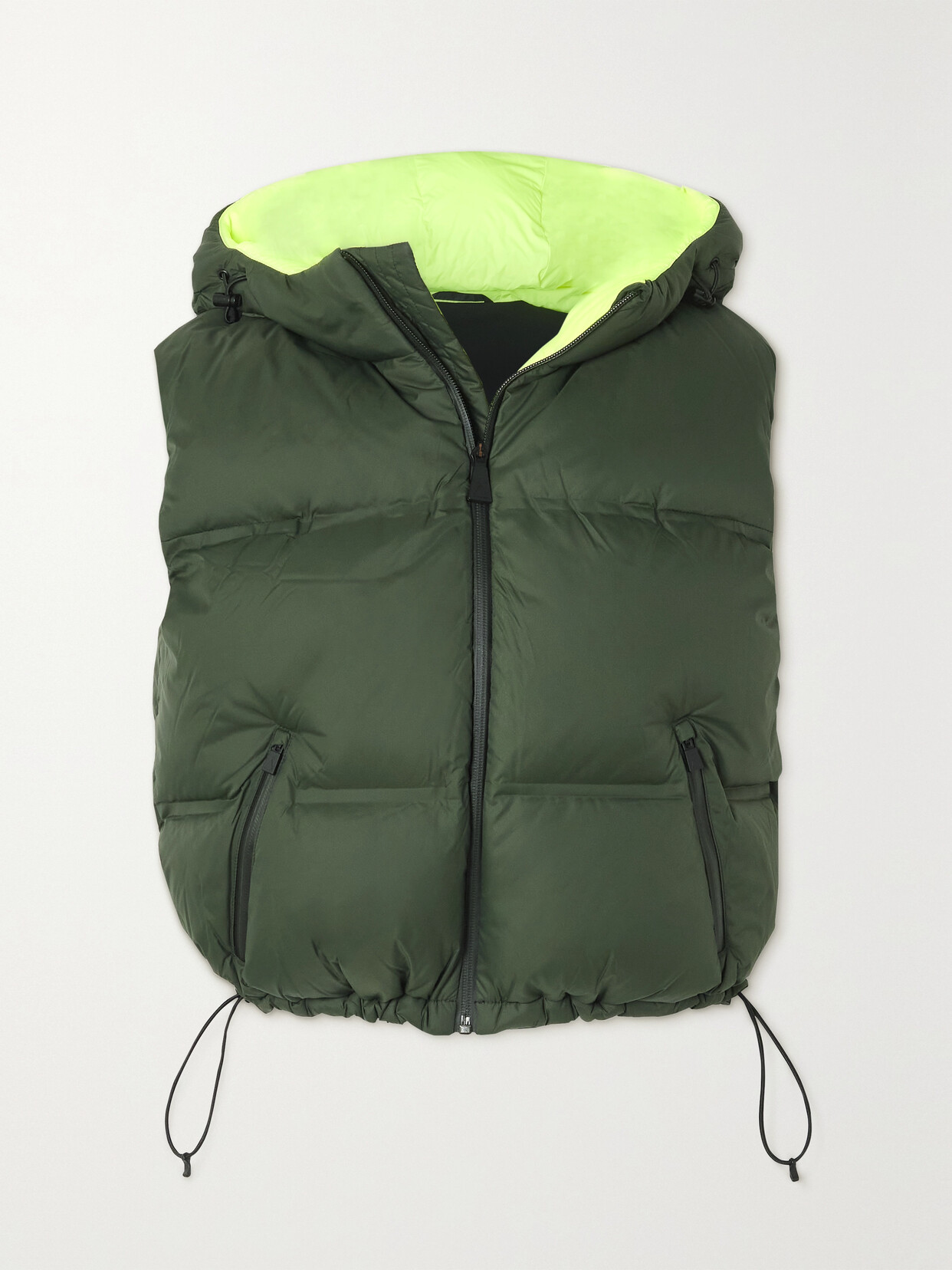 Aztech Mountain Snowbird Hooded Quilted Shell Down Gilet