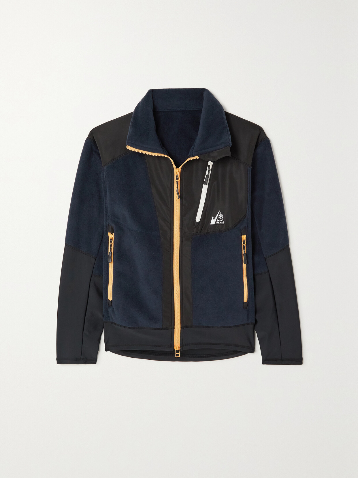 Snow Peak - Mountain Of Moods Shell-paneled Fleece Jacket - Blue