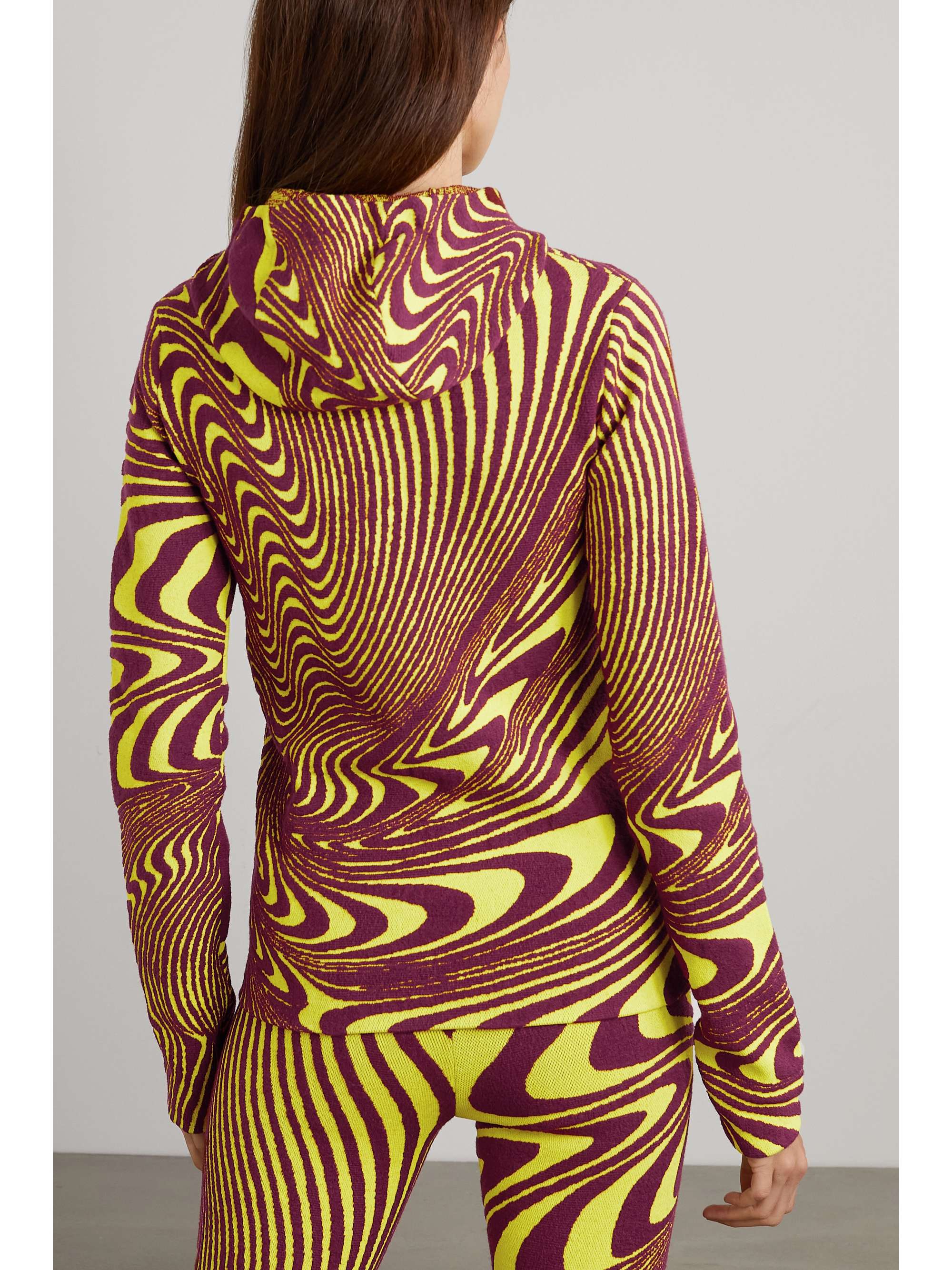 AZTECH MOUNTAIN + Ed Curtis Felpa con cappuccio in jacquard di misto lana Off-piste