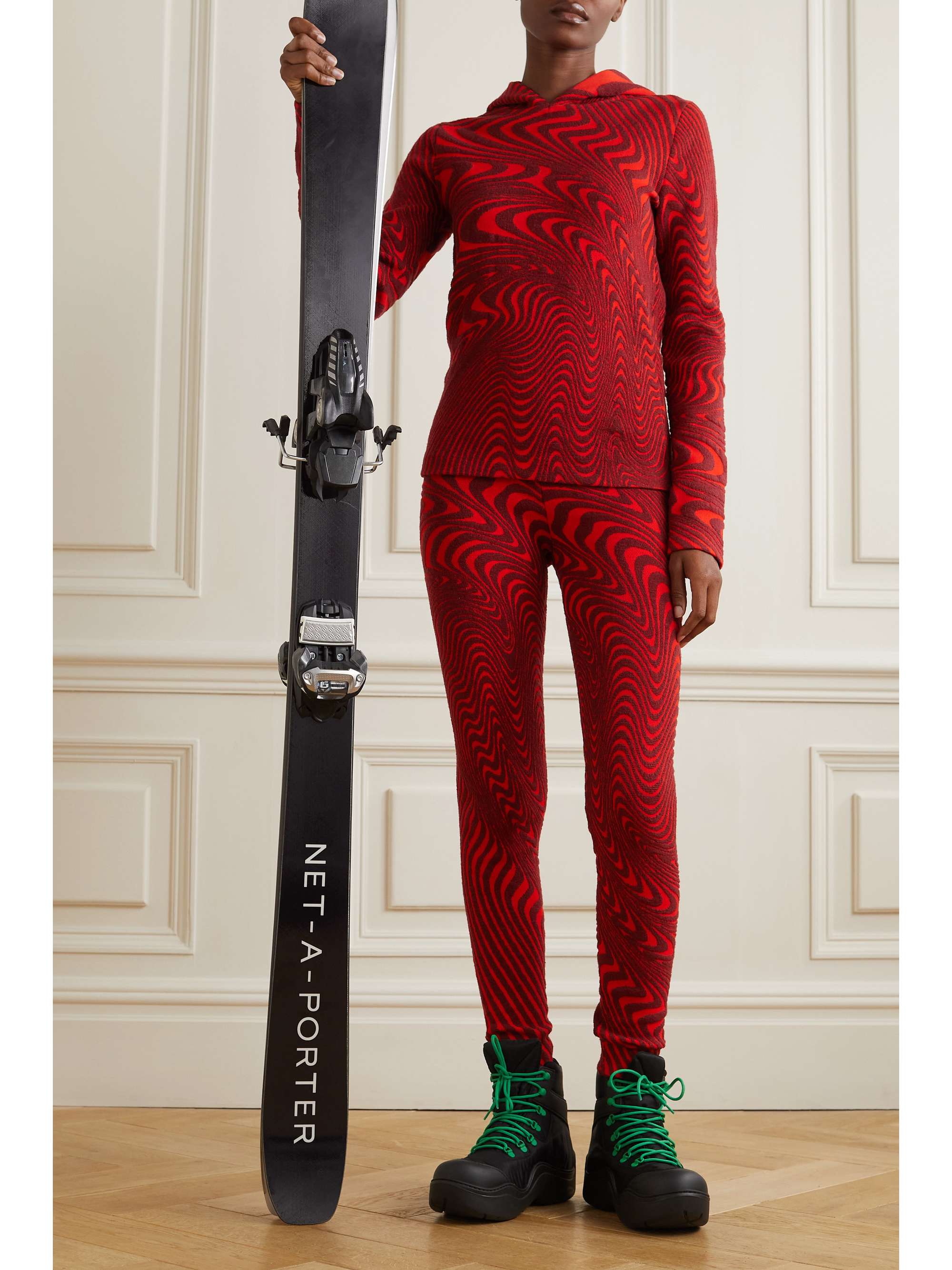 AZTECH MOUNTAIN + Ed Curtis jacquard-knit leggings