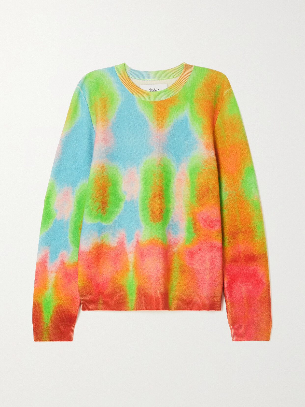 Aztech Mountain - Gonzo Tie-dyed Cashmere Sweater - Green