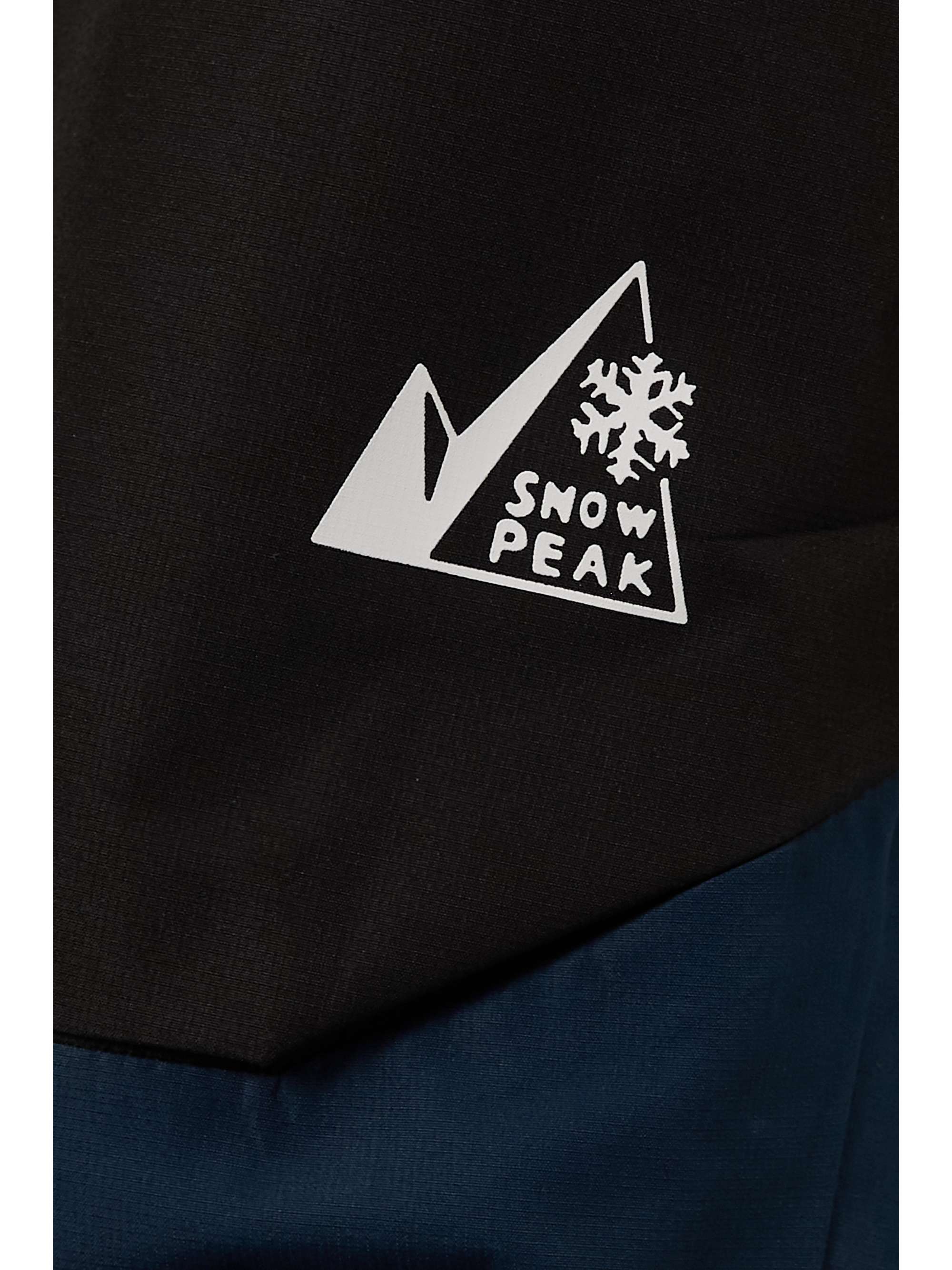 SNOW PEAK + Mountain of Moods layered shell-trimmed ripstop straight-leg ski pants