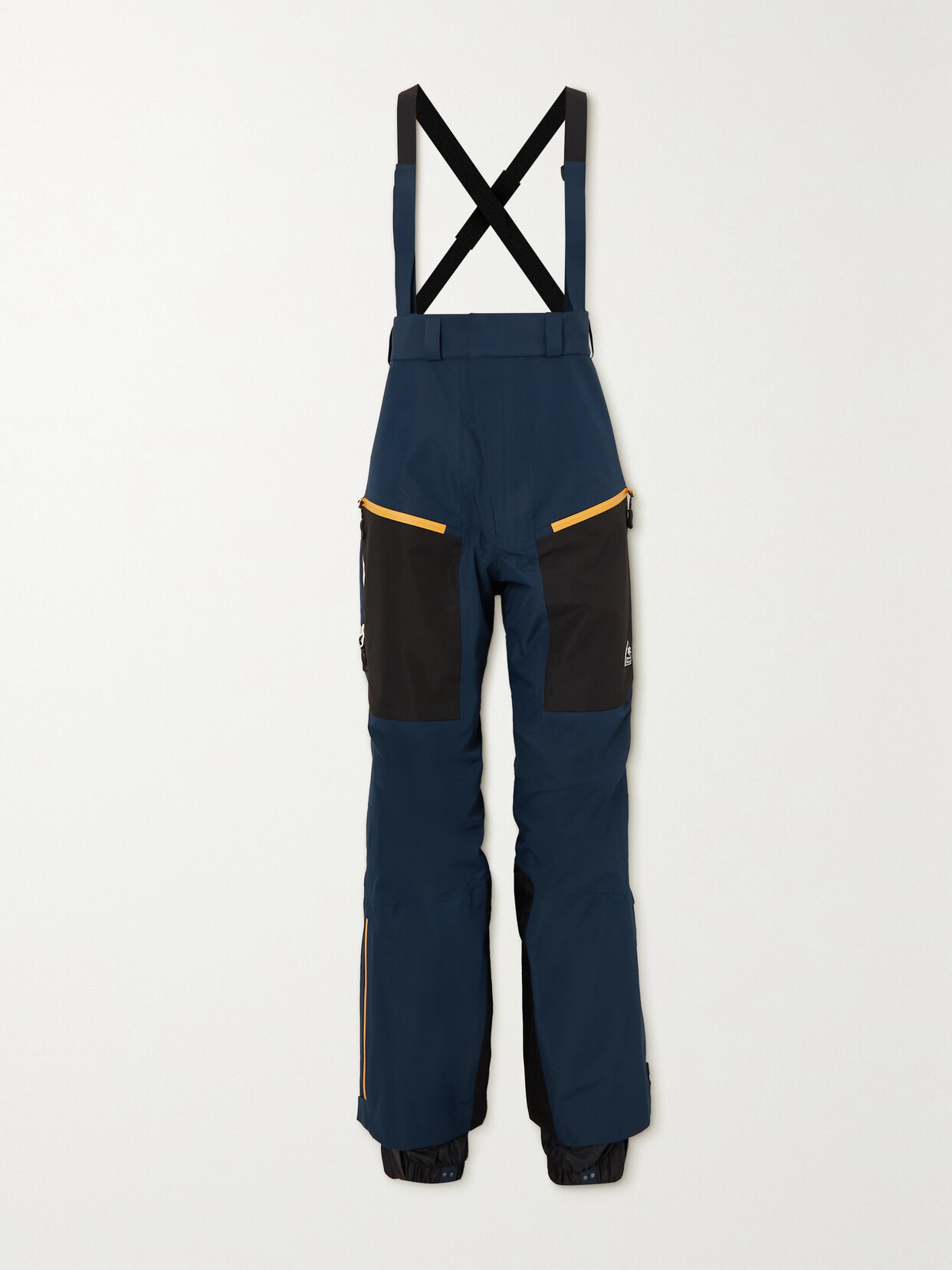 Snow Peak + Mountain Of Moods Layered Shell-trimmed Ripstop Straight-leg Ski Pants In Blue