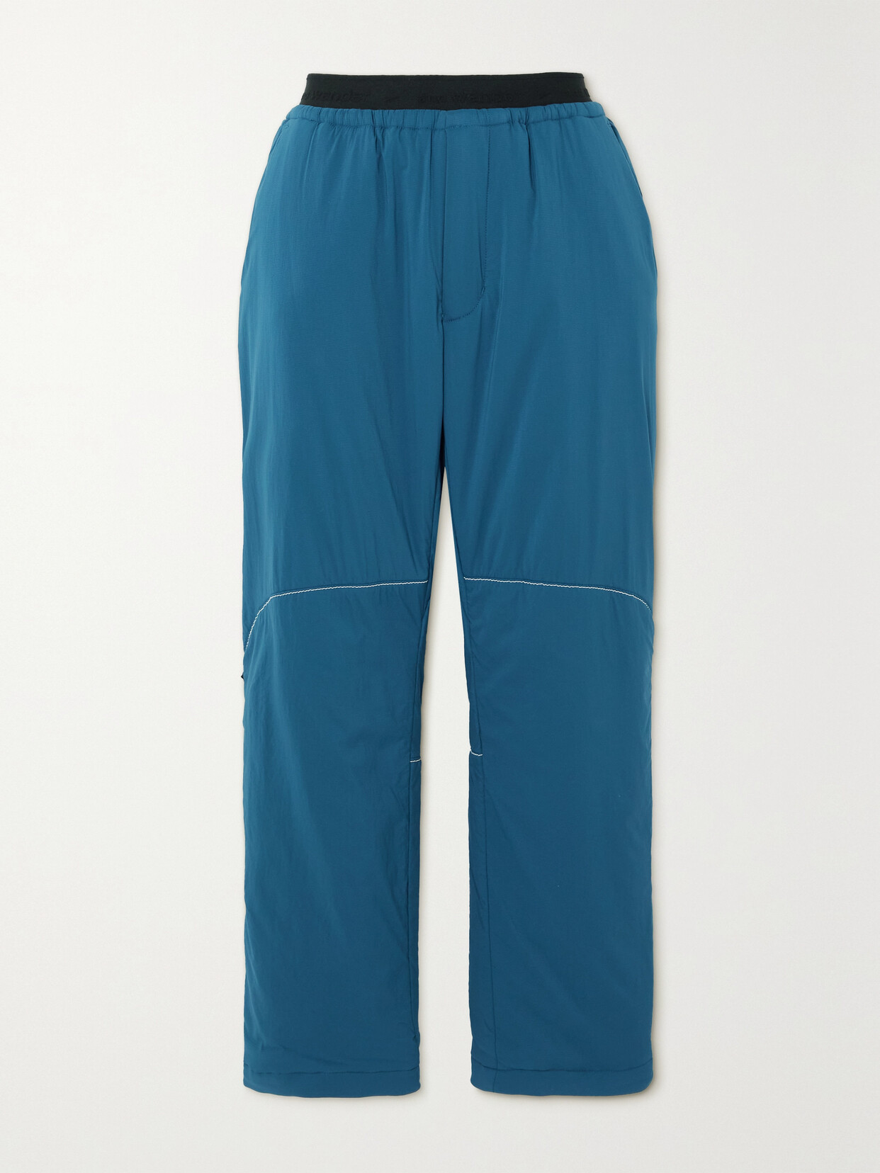 And Wander - Alpha Air Padded Brushed-shell Tapered Pants - Blue