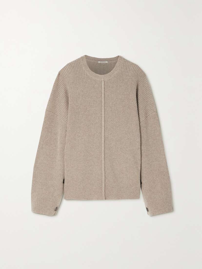 Peter Do Ribbed Merino Wool And Cashmere-blend Sweater