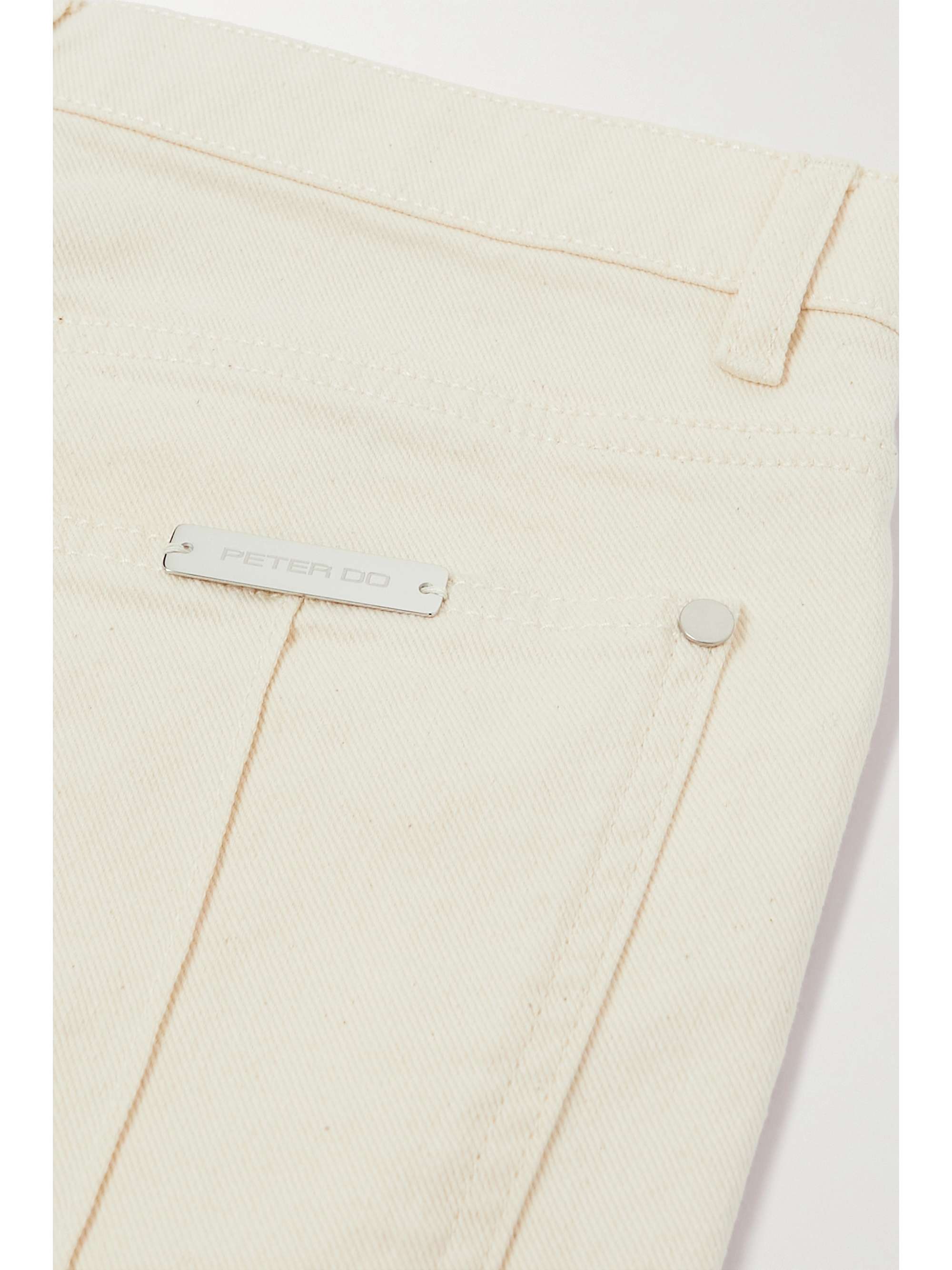 PETER DO High-rise slim-leg jeans