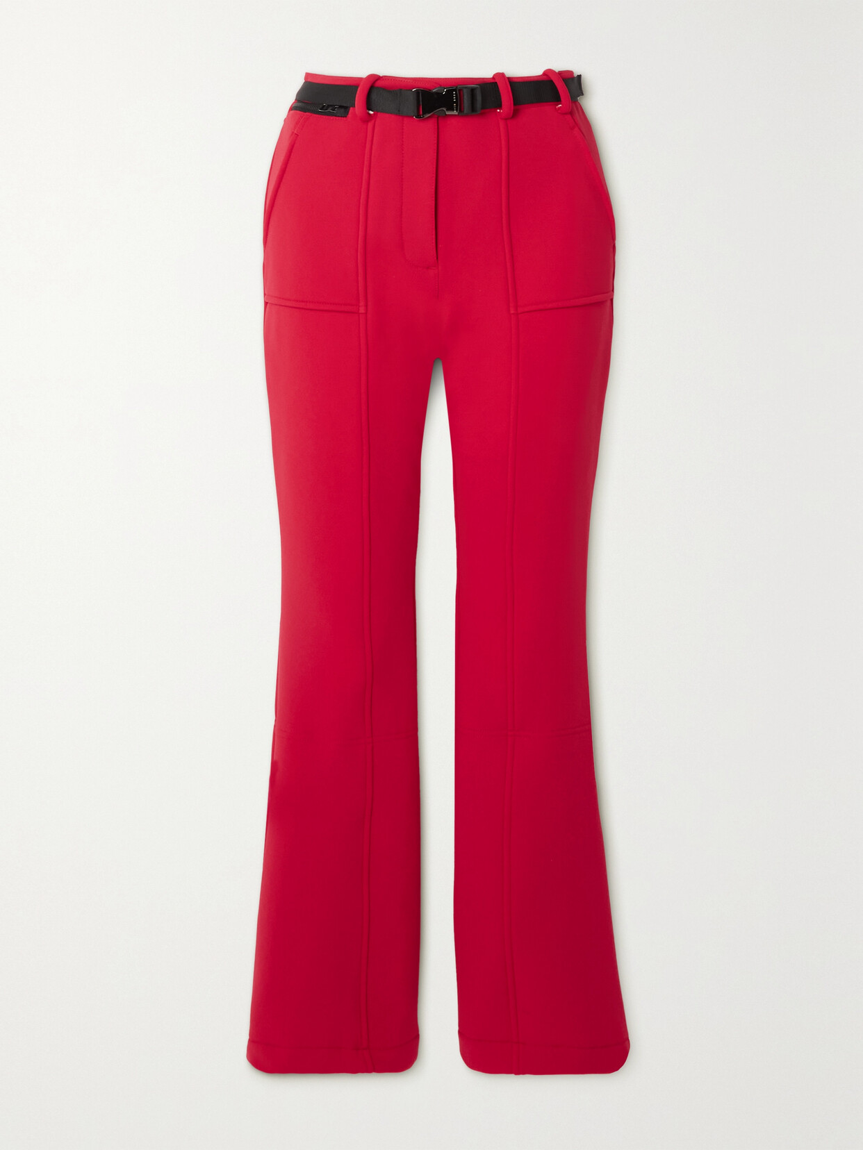 Erin Snow - Zola Belted Bootcut Ski Pants - Red