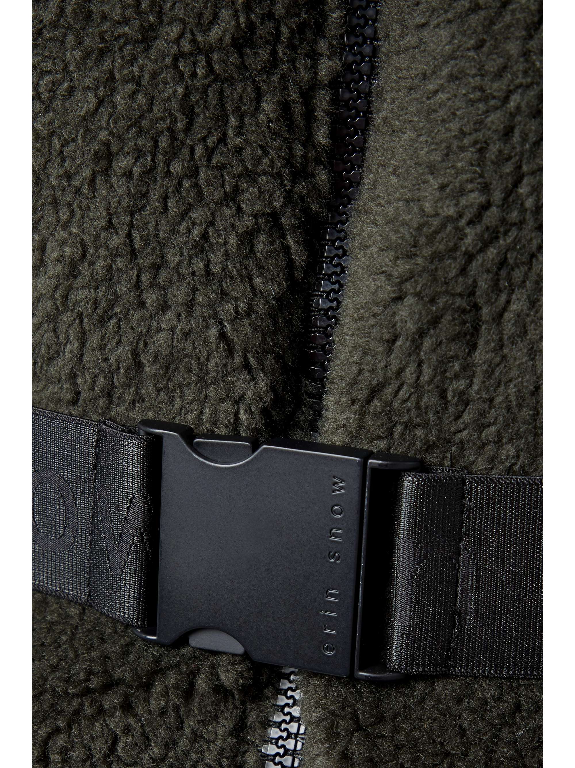 ERIN SNOW + NET SUSTAIN Nix belted recycled-fleece vest